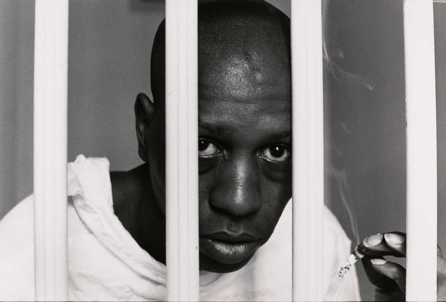 Schizophrenic inmate, imprisoned twenty years.