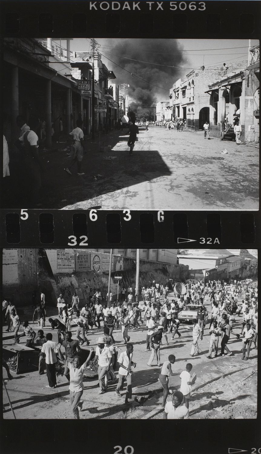 January 31, the first manifestation in Port-au-Prince