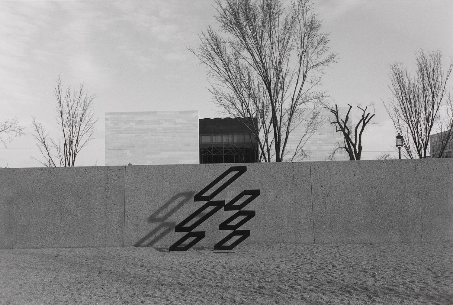 Untitled, Sculpture of Angled Rectangles