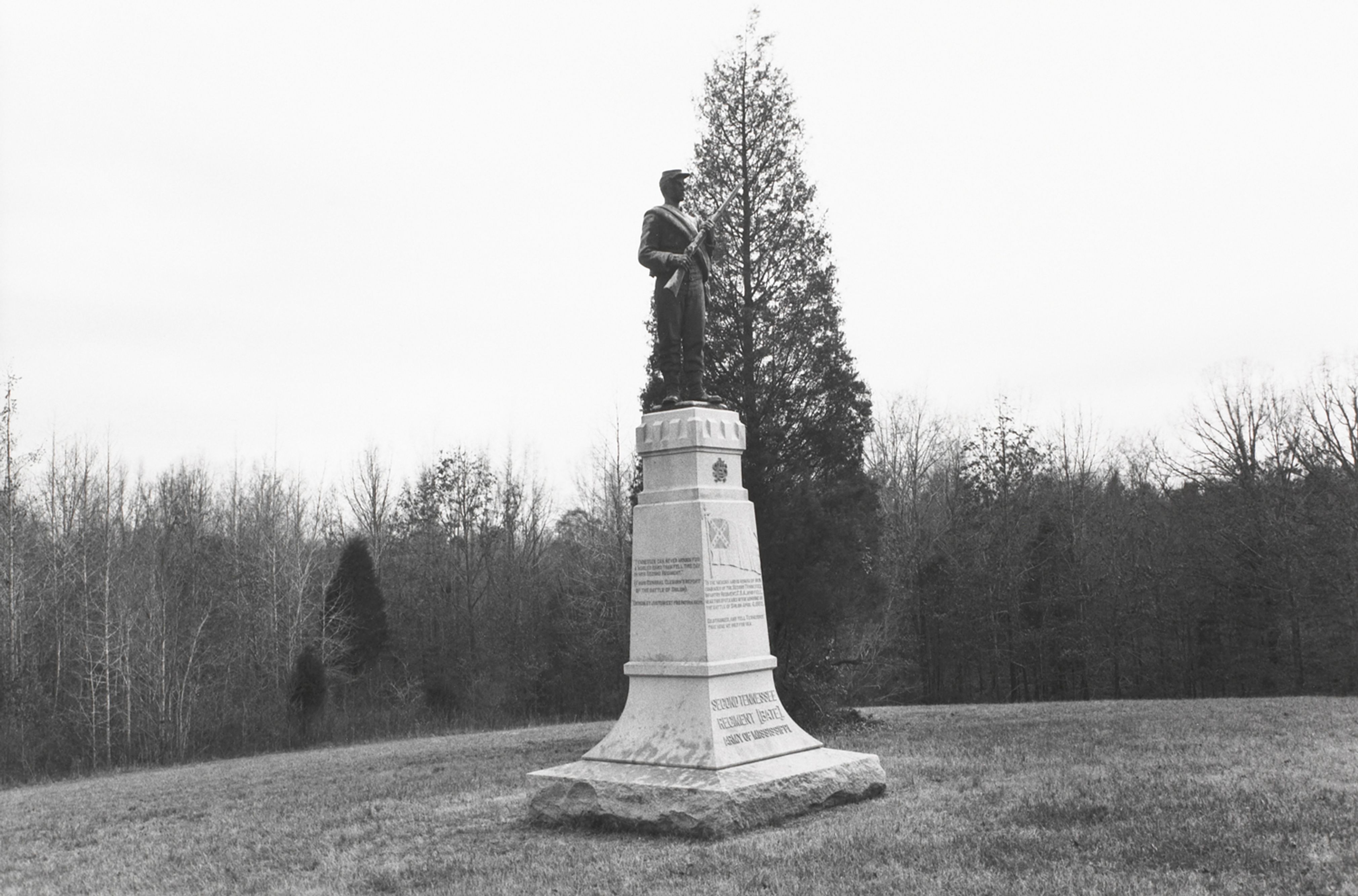 Untitled from Shiloh National Military Park, Tenessee (rebel with a gun)