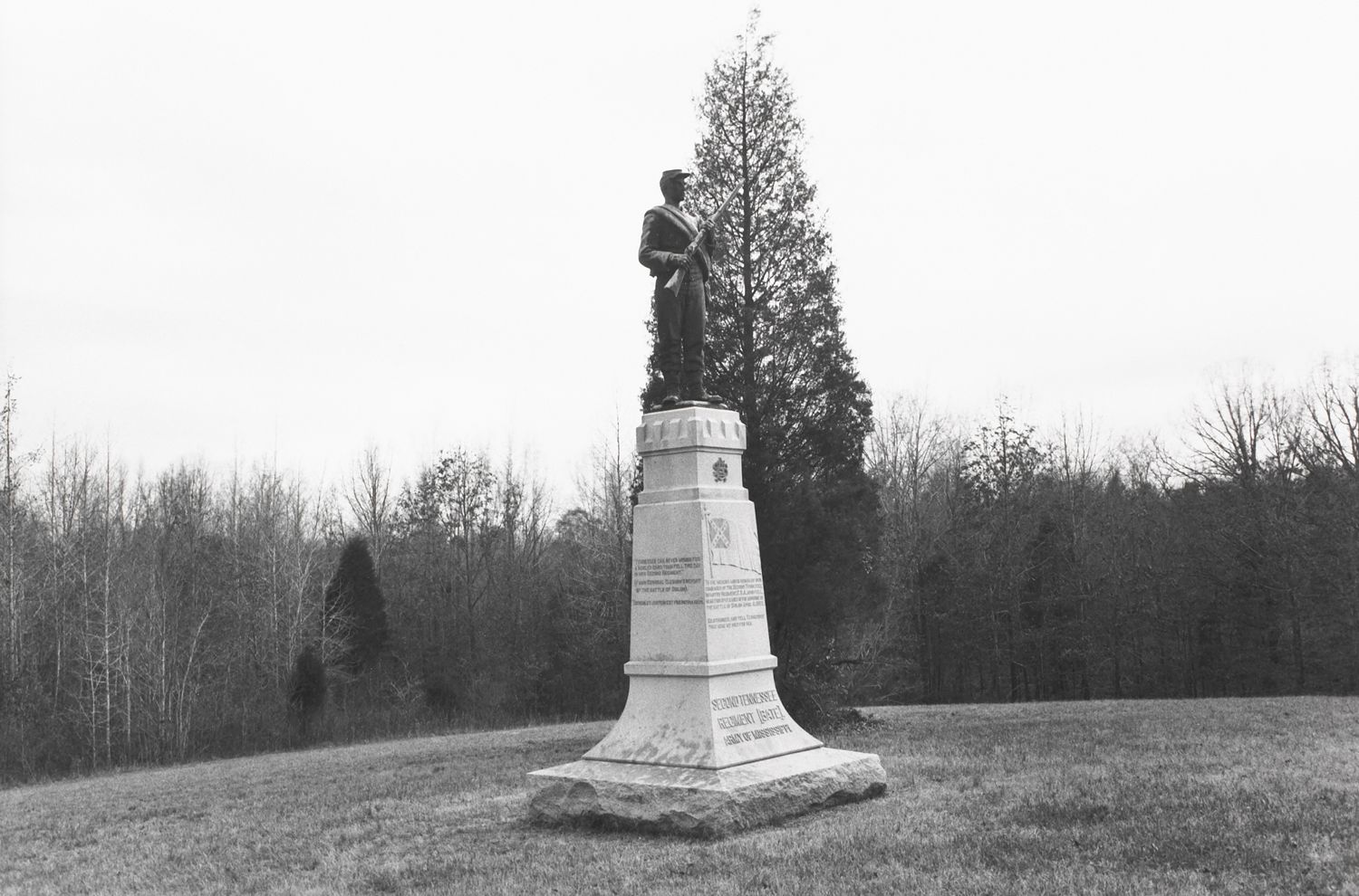 Untitled from Shiloh National Military Park, Tenessee (rebel with a gun)