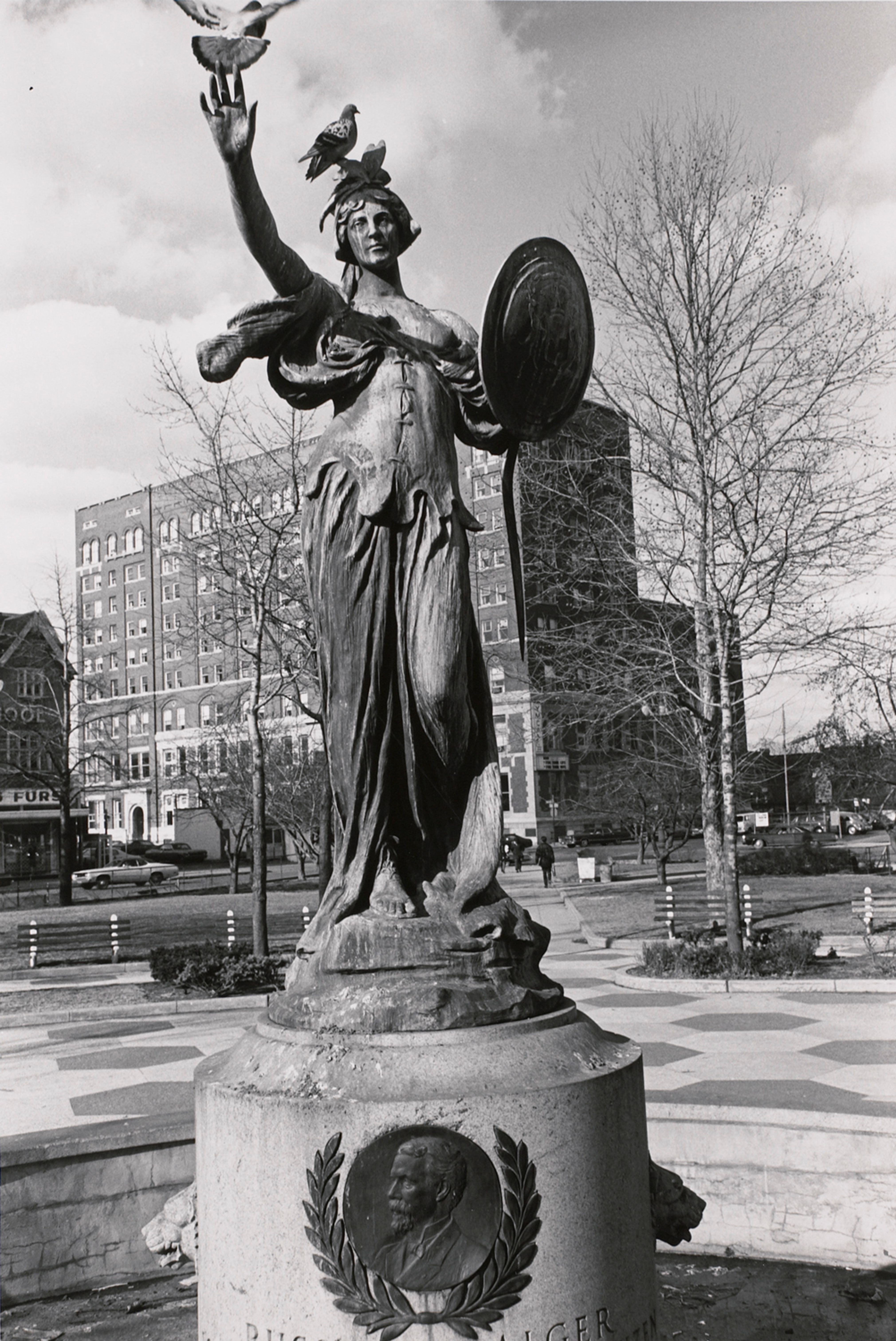 Russel A. Algier Fountain. East Grand Circus Park, Detroit, Michigan