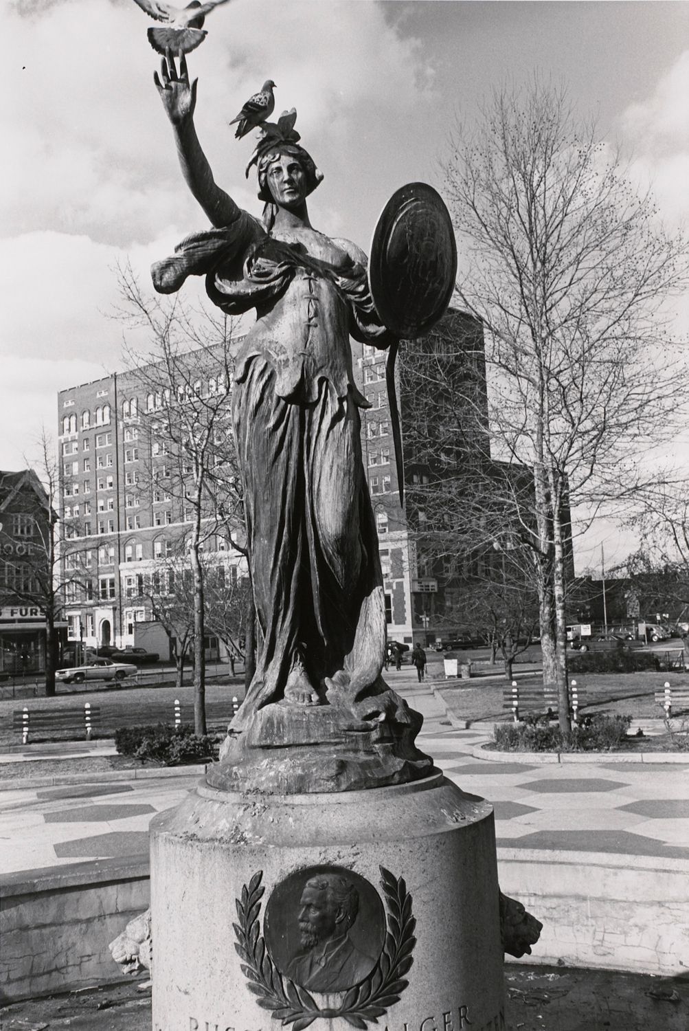 Russel A. Algier Fountain. East Grand Circus Park, Detroit, Michigan