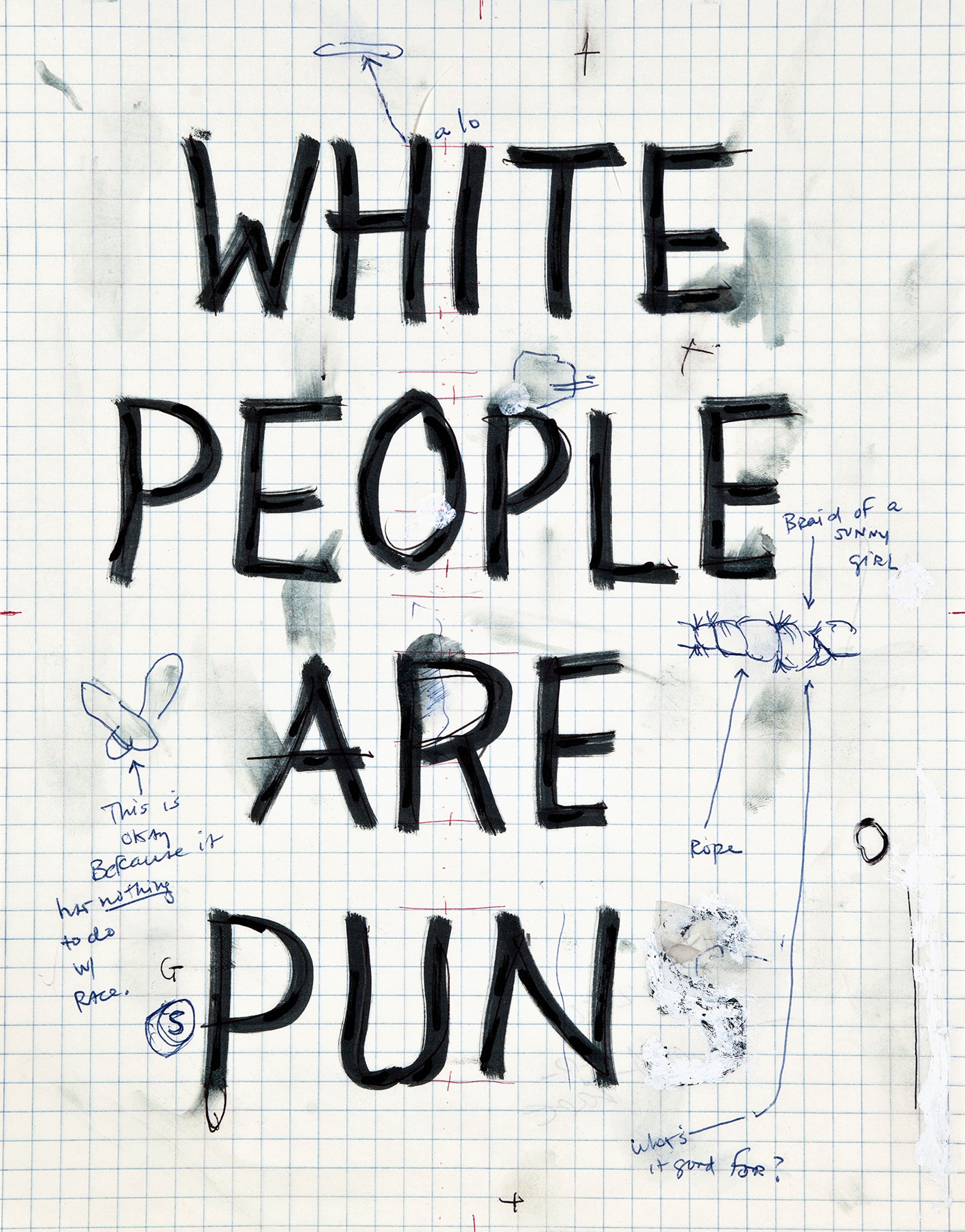 White people are pun