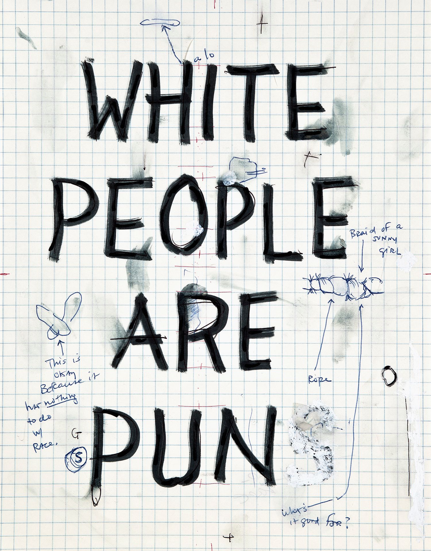 White people are pun