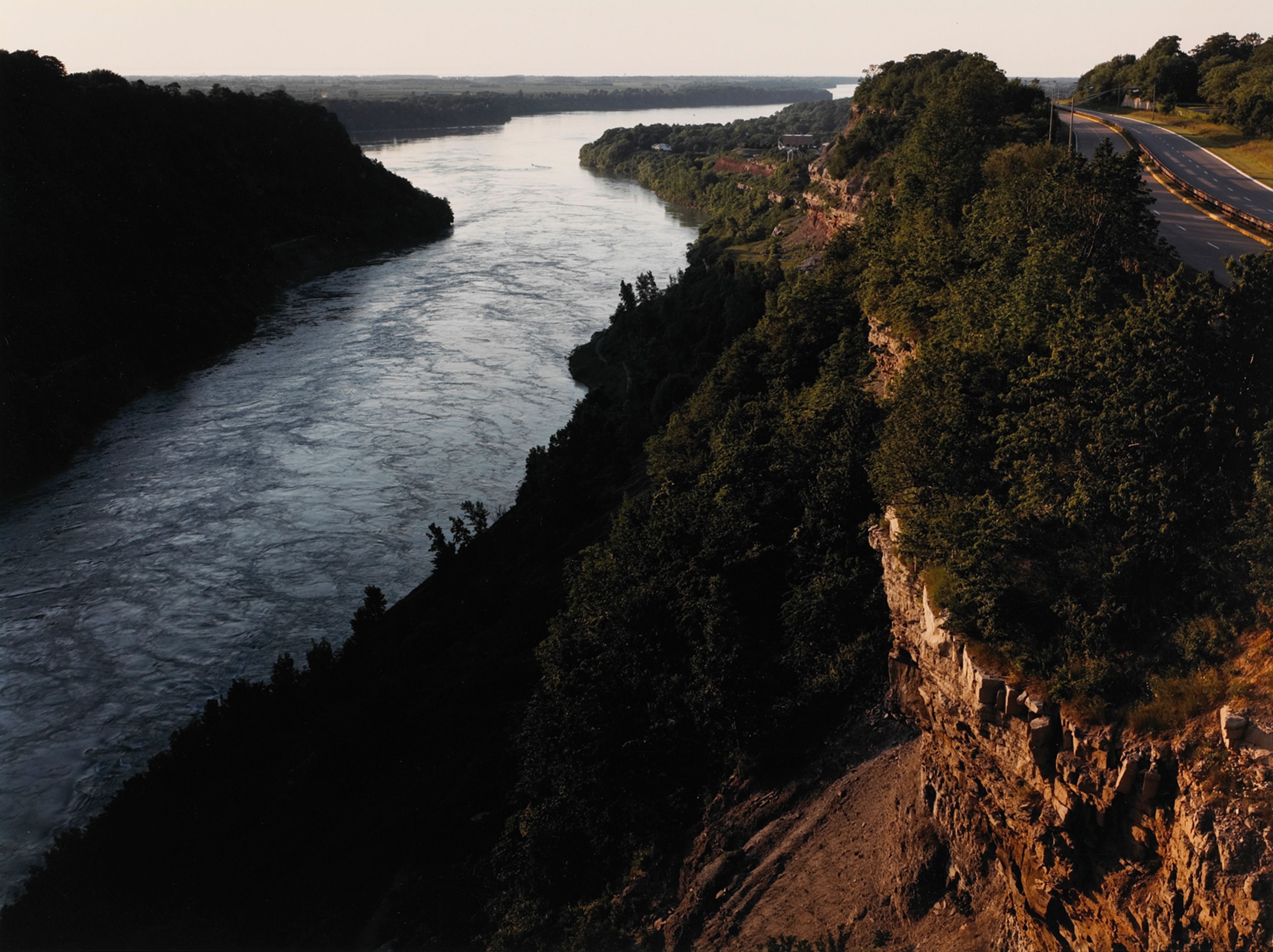 Artpark and the Lower River from the Lewiston-Queenston Bridge