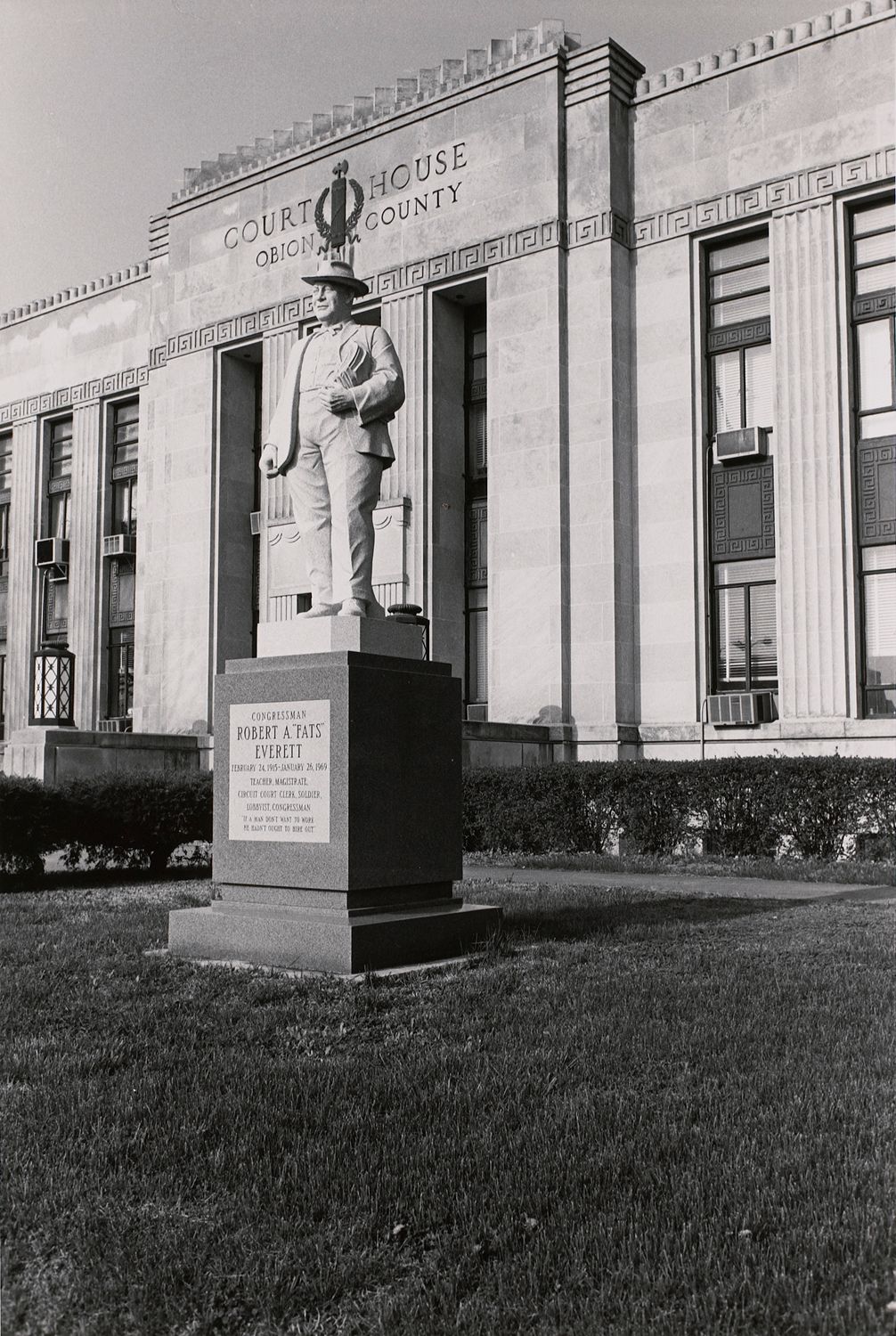 Robert A. “Fats” Everett. Obion, Tennessee