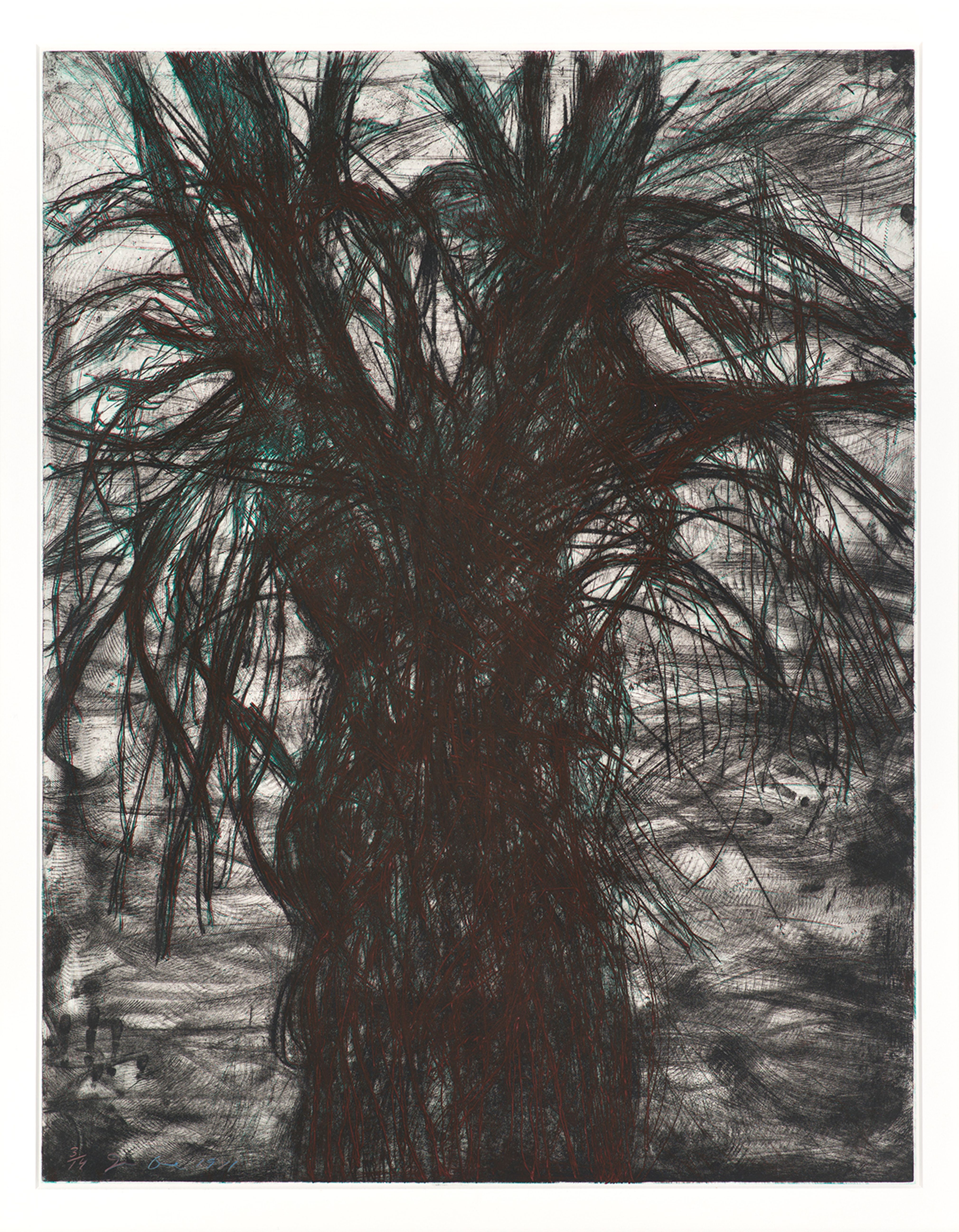 A Tree Covered With Rust