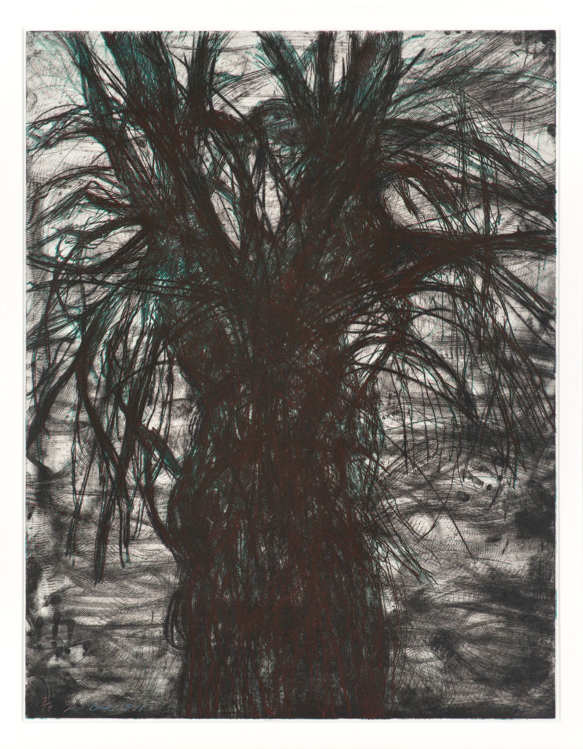 A Tree Covered With Rust