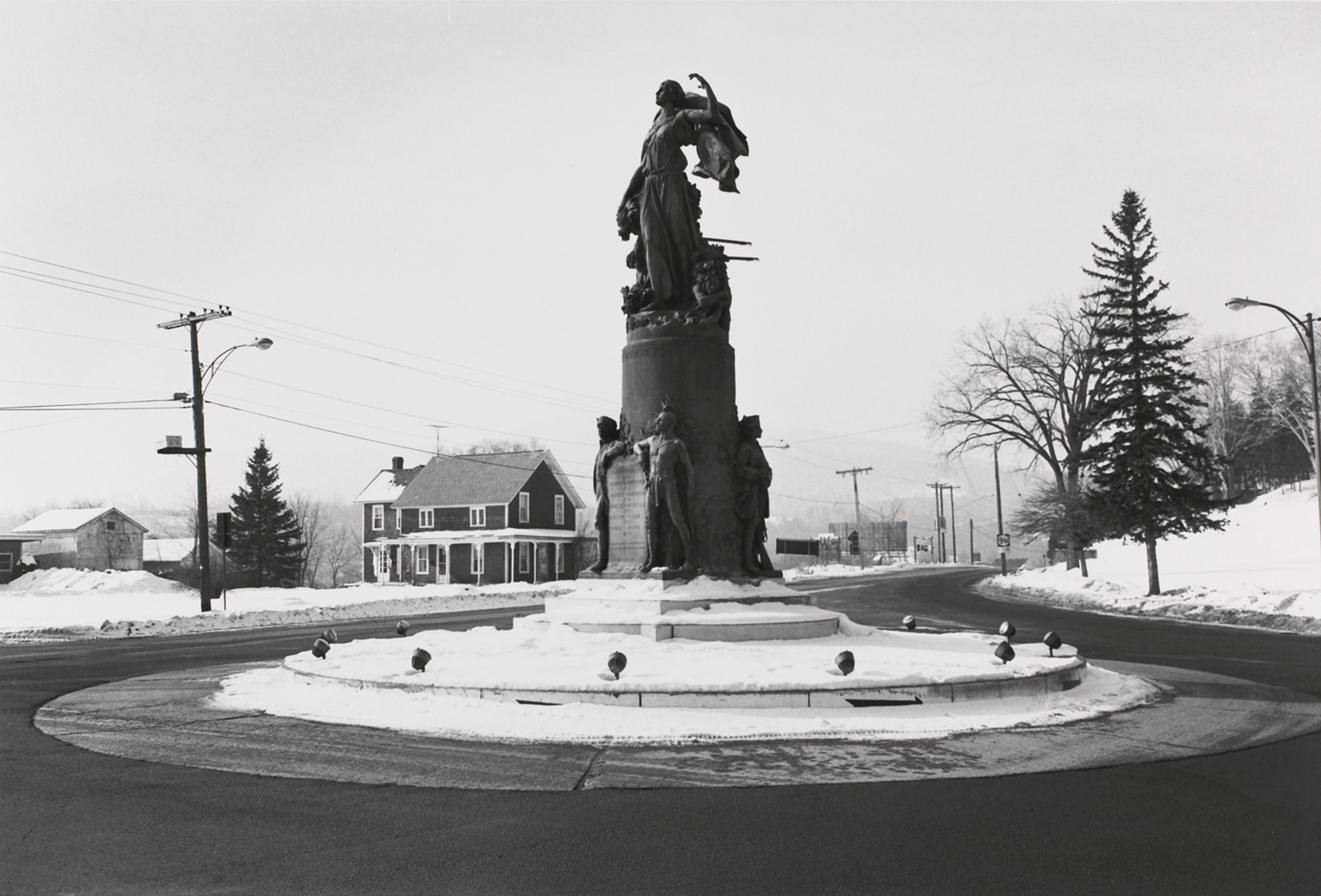 Liberty, with French, Indian, Highlander and Green Mountain Soldiers.  Ticonderoga, New York
