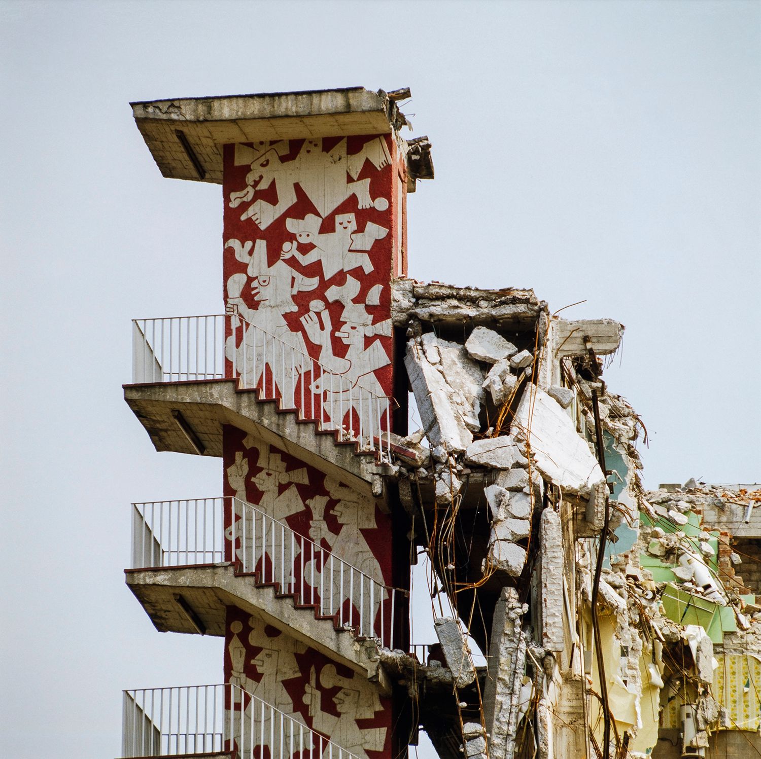 Unidad Habitacional Benitio Juárez después del sismo (Arquitectura Colapsada Series)