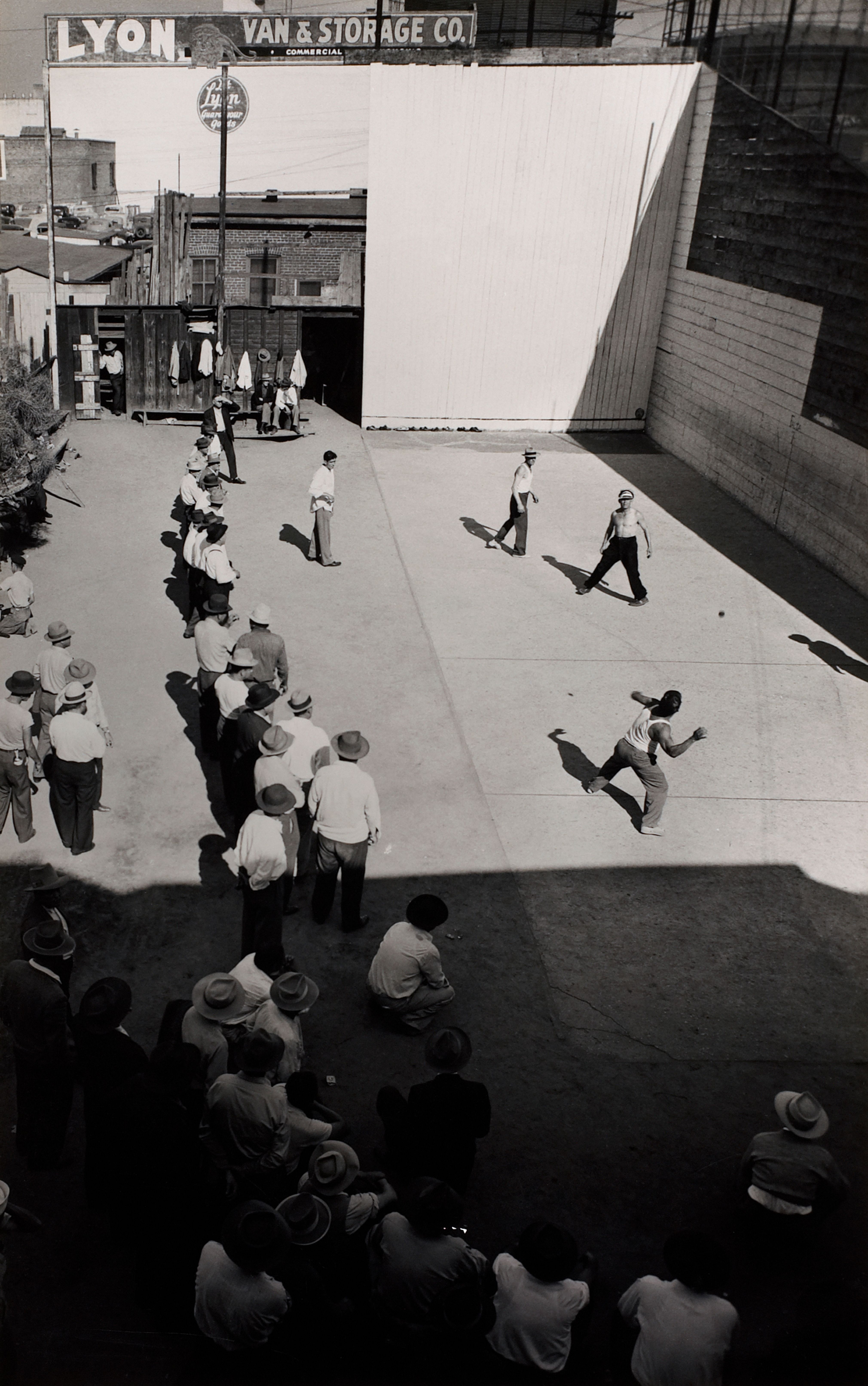 Playing Handball, East Los Angeles