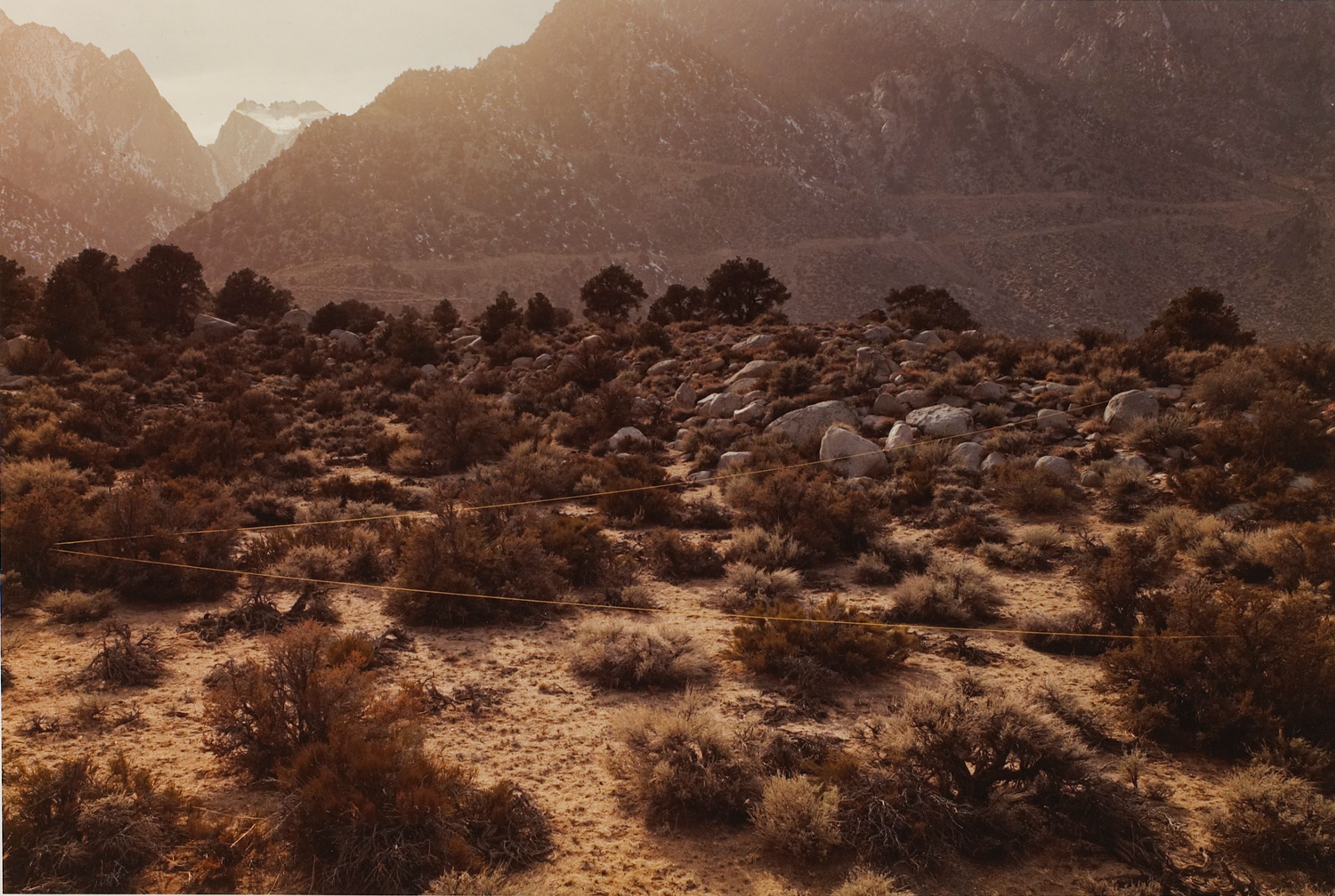 Repeated Roadcut, Alabama Hills, California