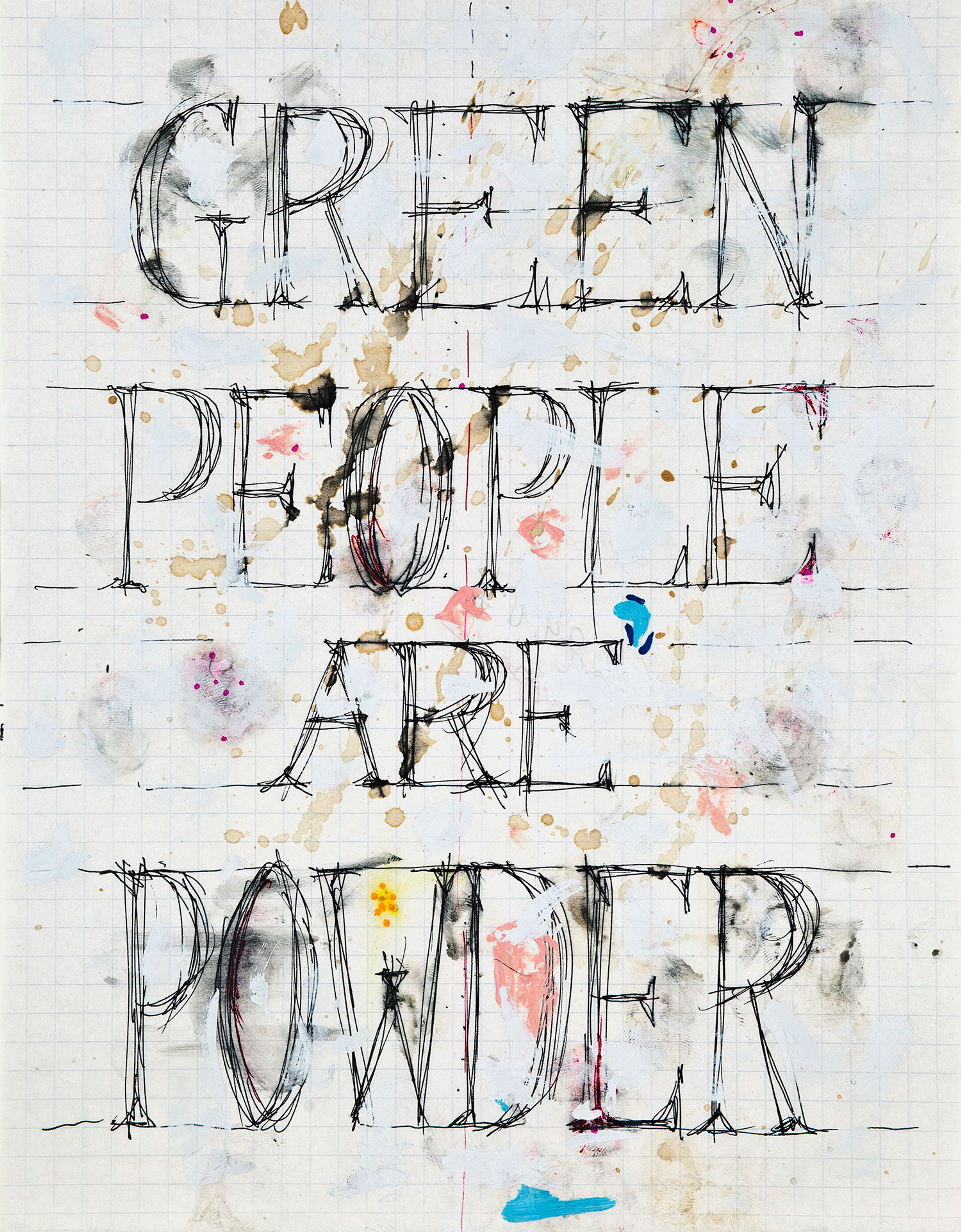 Green people are powder