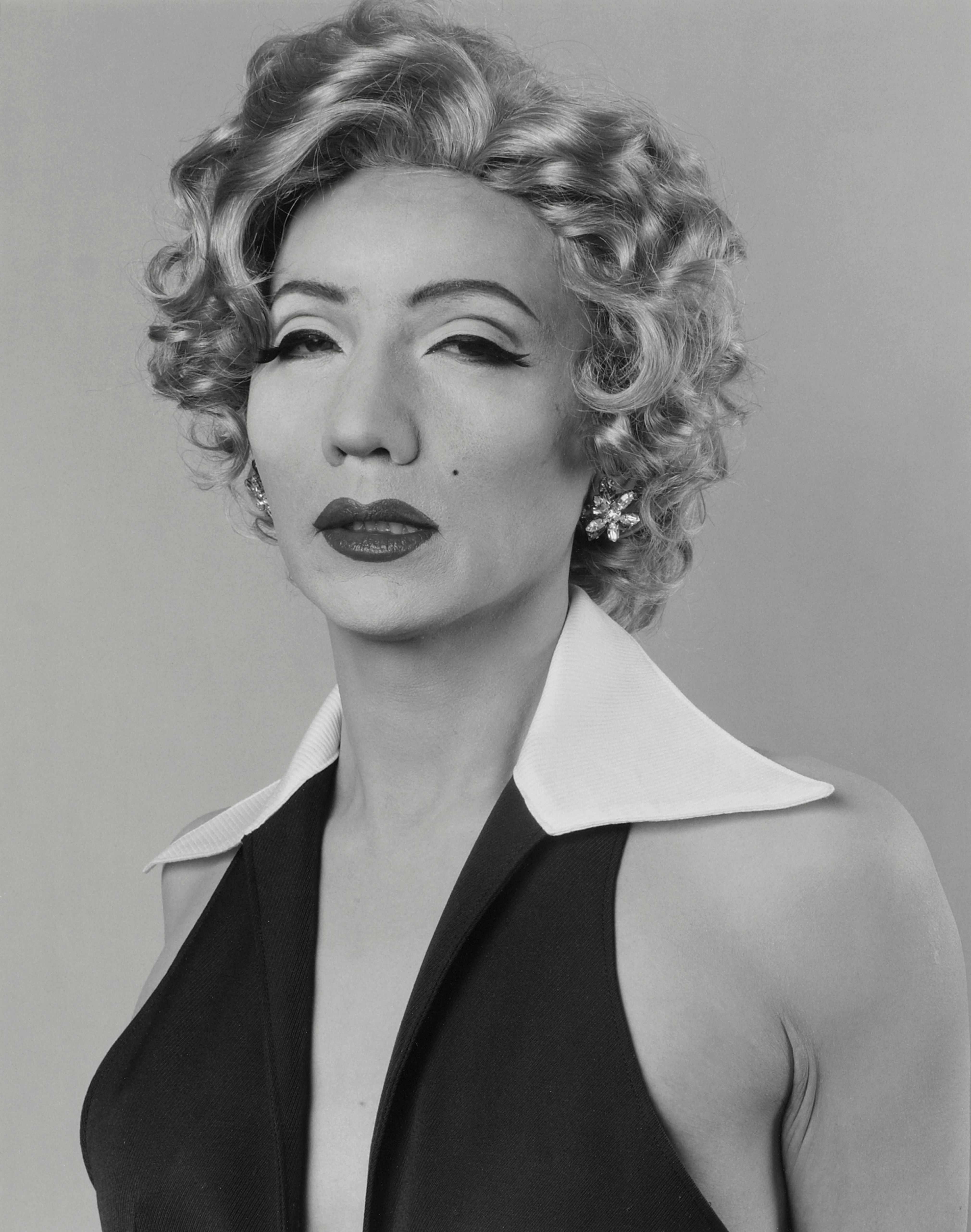 Self-Portrait b/w / After Marilyn Monroe