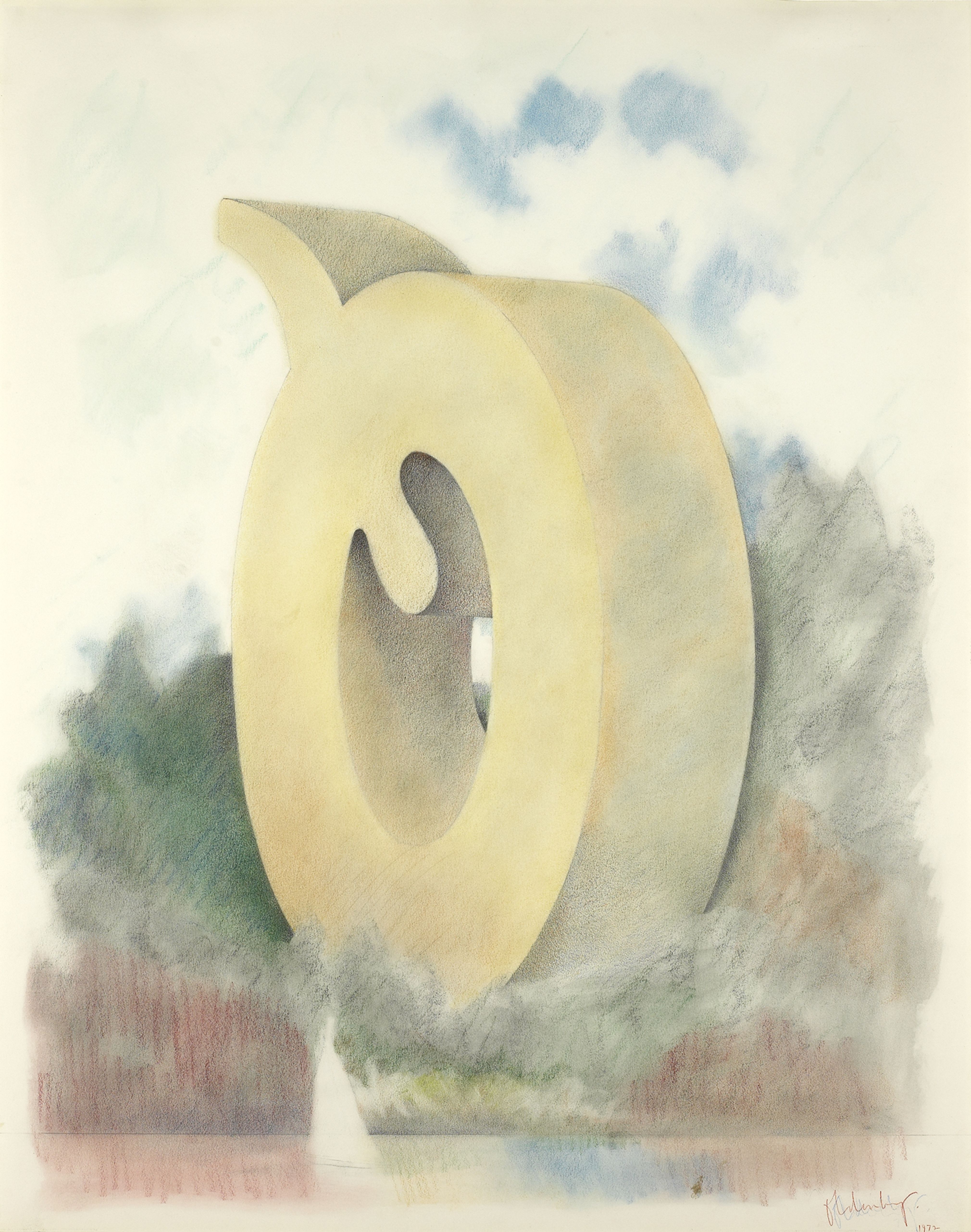 Project for a Beachhouse in the Form of the Letter Q