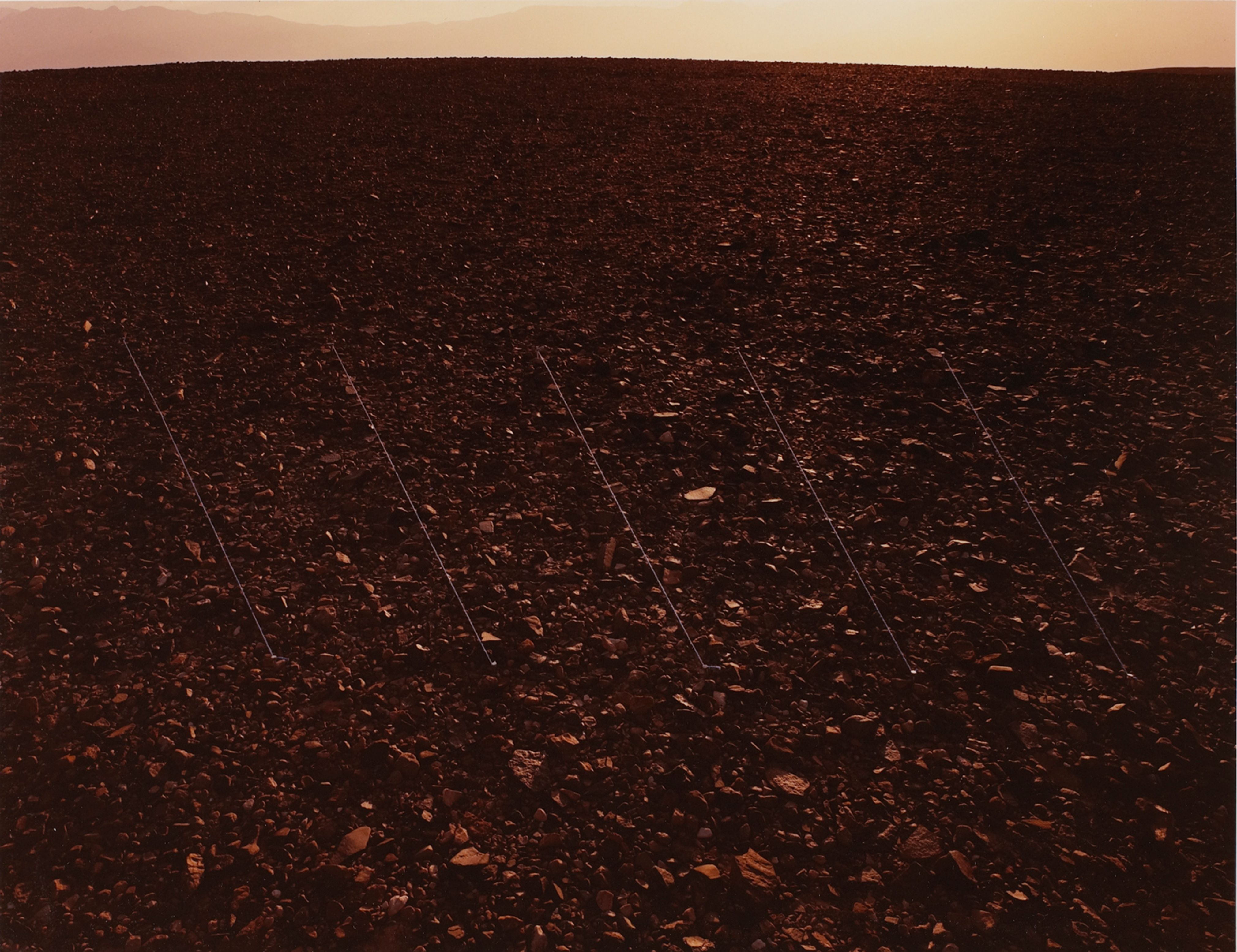 Black Rock Hill with Diagonal Lines, Death Valley, California