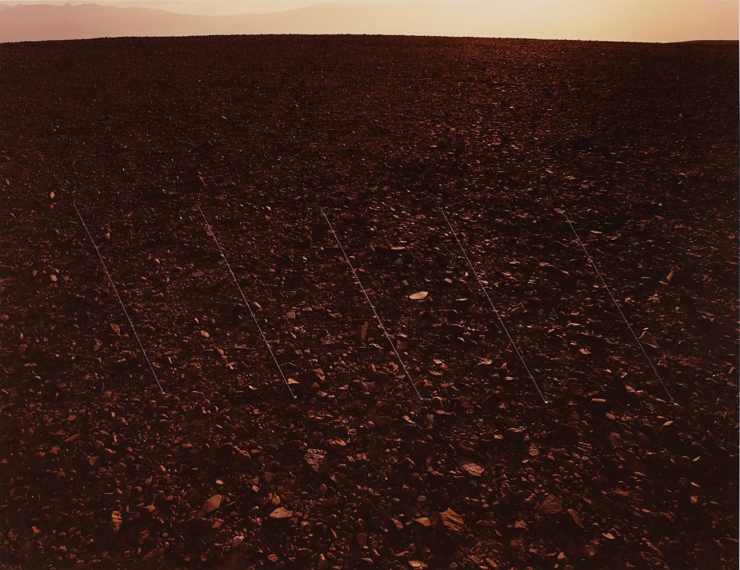 Black Rock Hill with Diagonal Lines, Death Valley, California