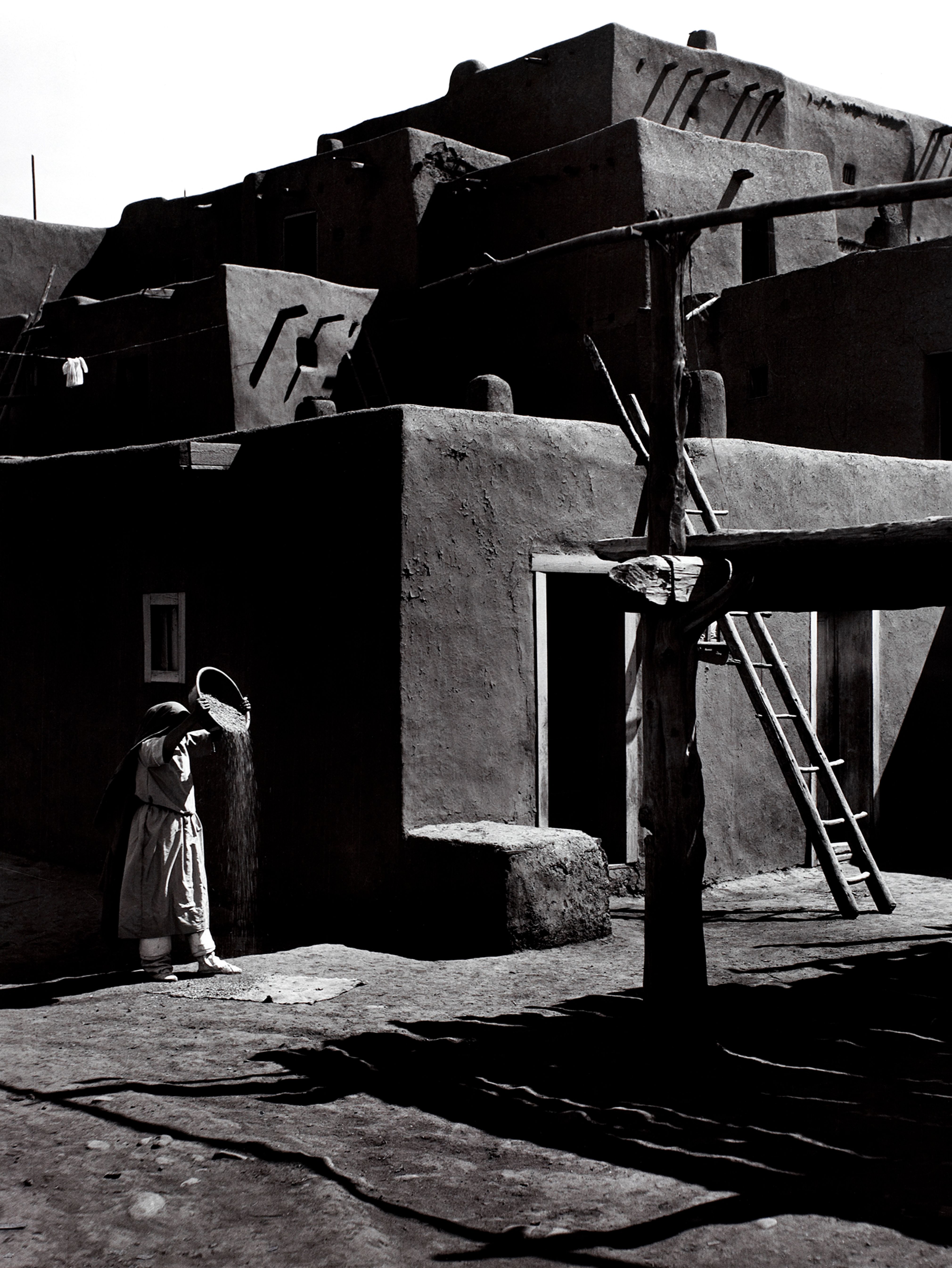 Winnowing Grain, Taos, New Mexico