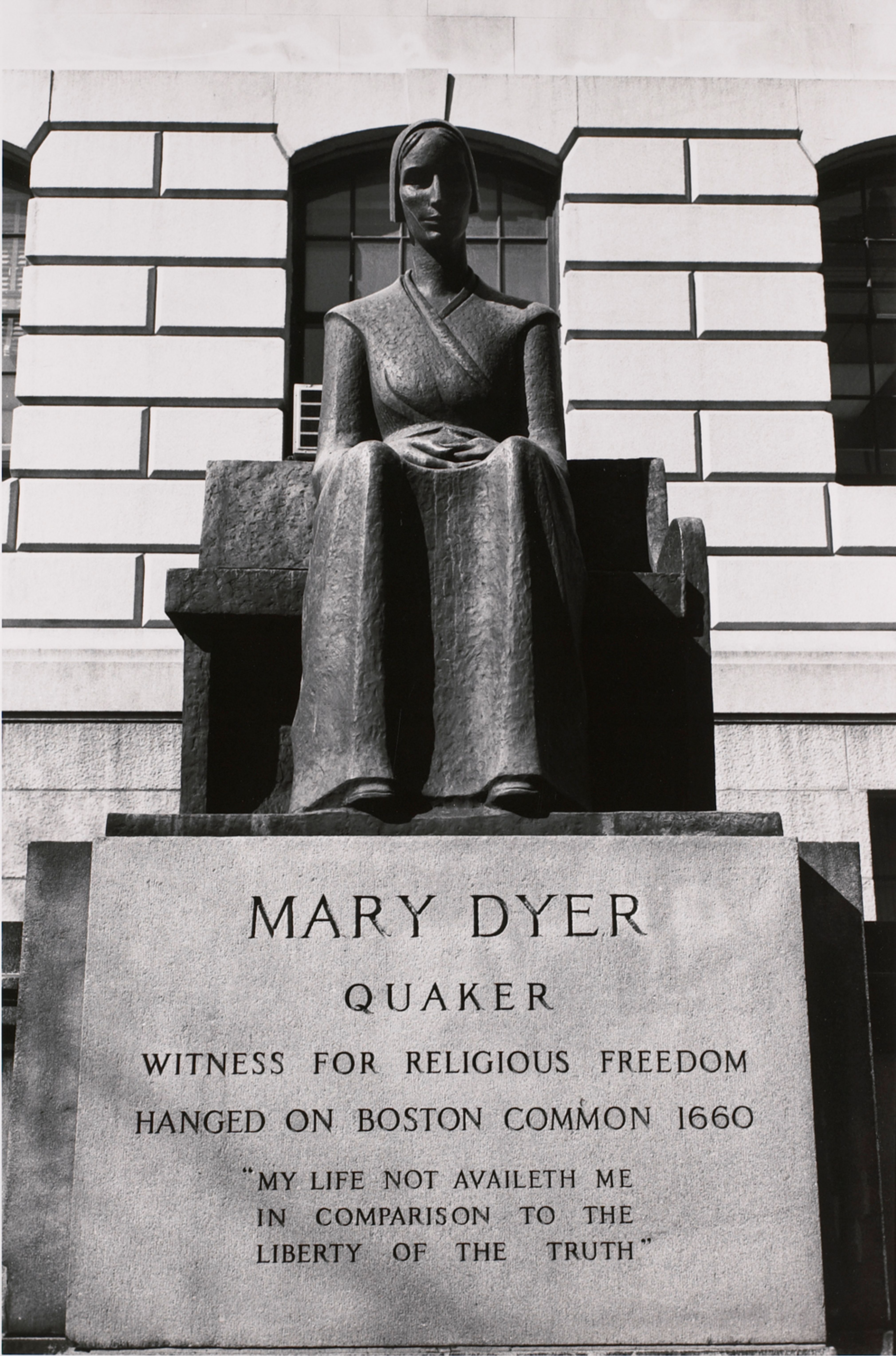 Mary Dyer. Boston, Massachusetts