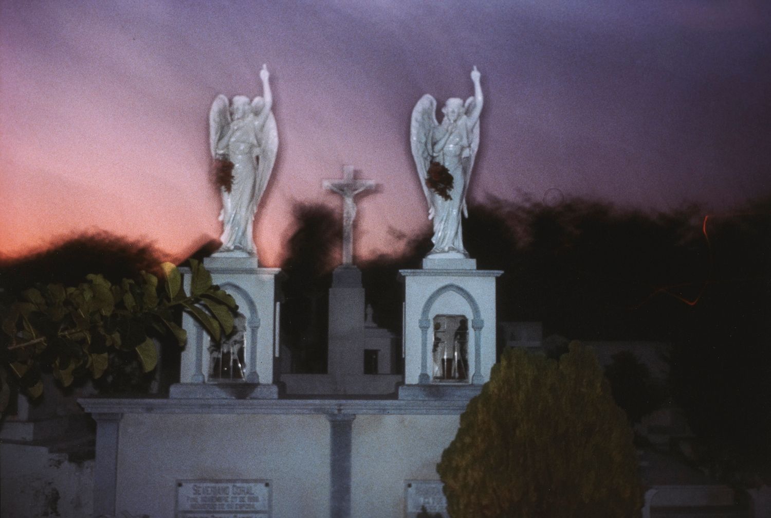 Twin graves, Isla Mujeres, Mexico