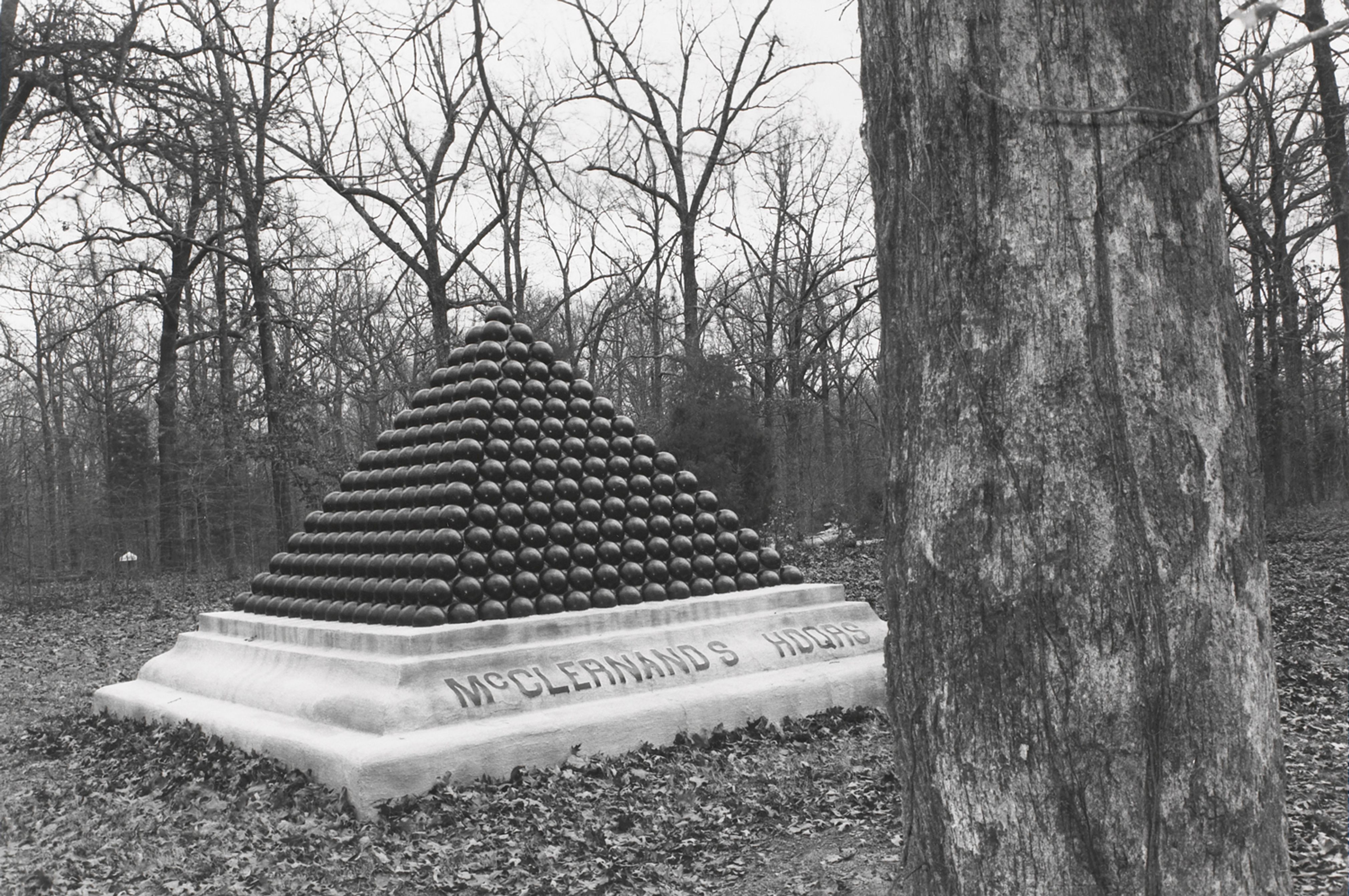 Untitled from Shiloh National Military Park, Tenessee (McClernand’s headquarters/cannon ball pyramid)