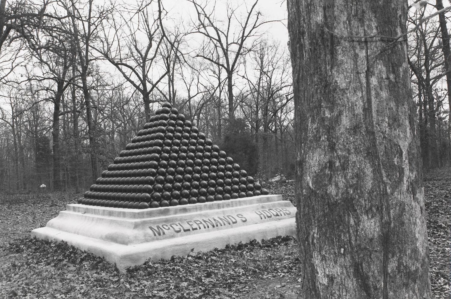 Untitled from Shiloh National Military Park, Tenessee (McClernand’s headquarters/cannon ball pyramid)