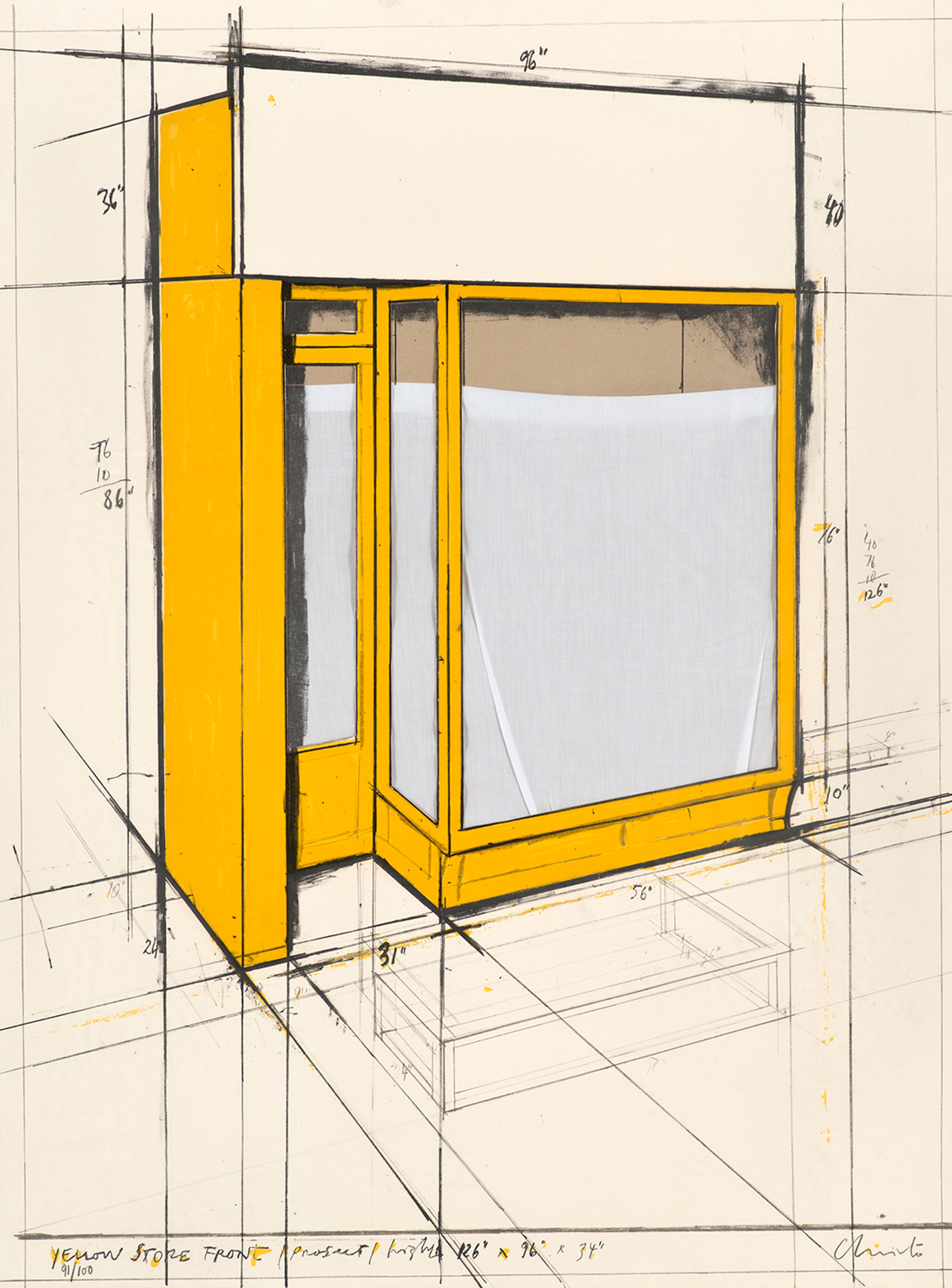 Yellow Store Front, Project (Hovdenakk No. 59)