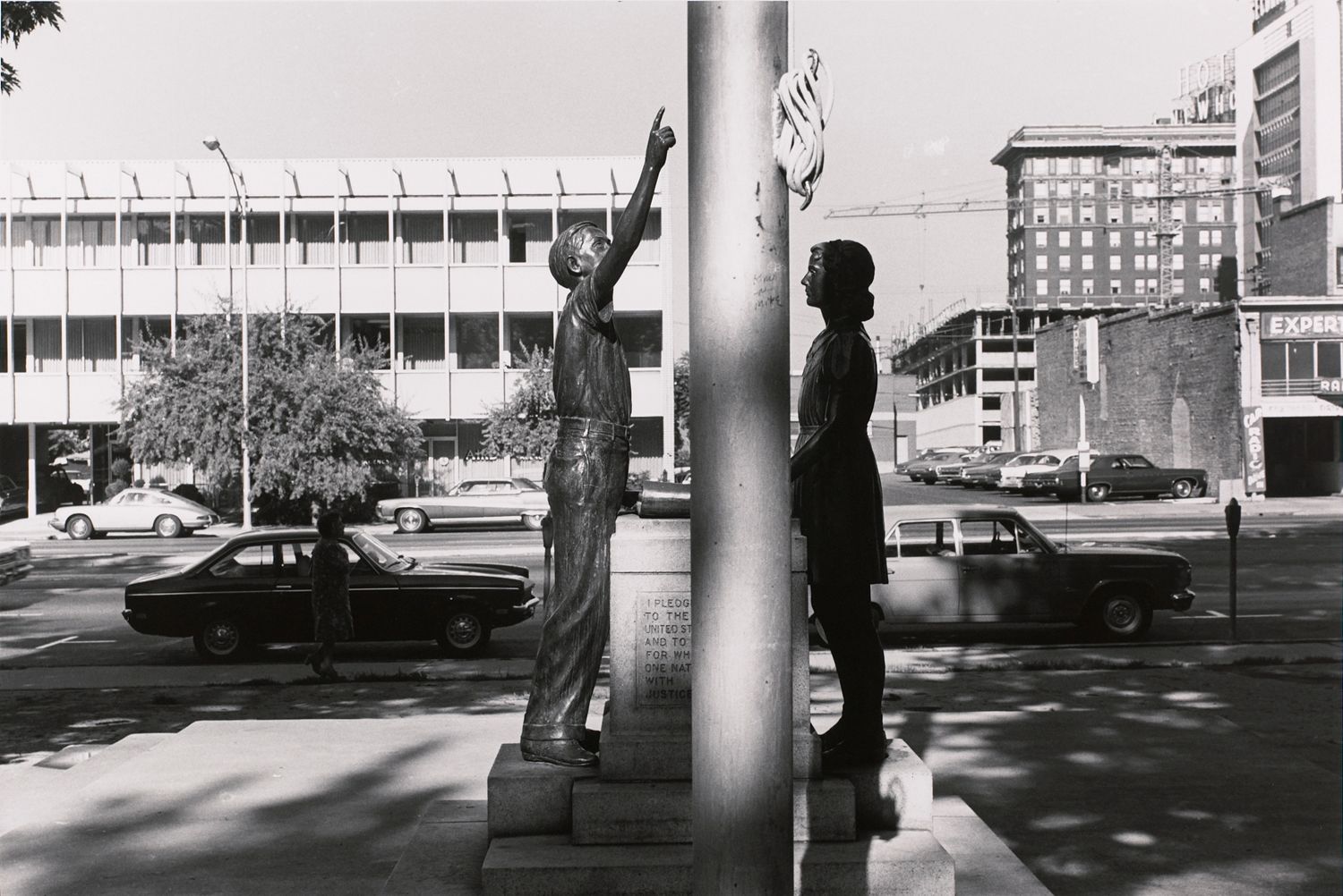 School Children’s Monument and Flagpole. Salt Lake City, Utah