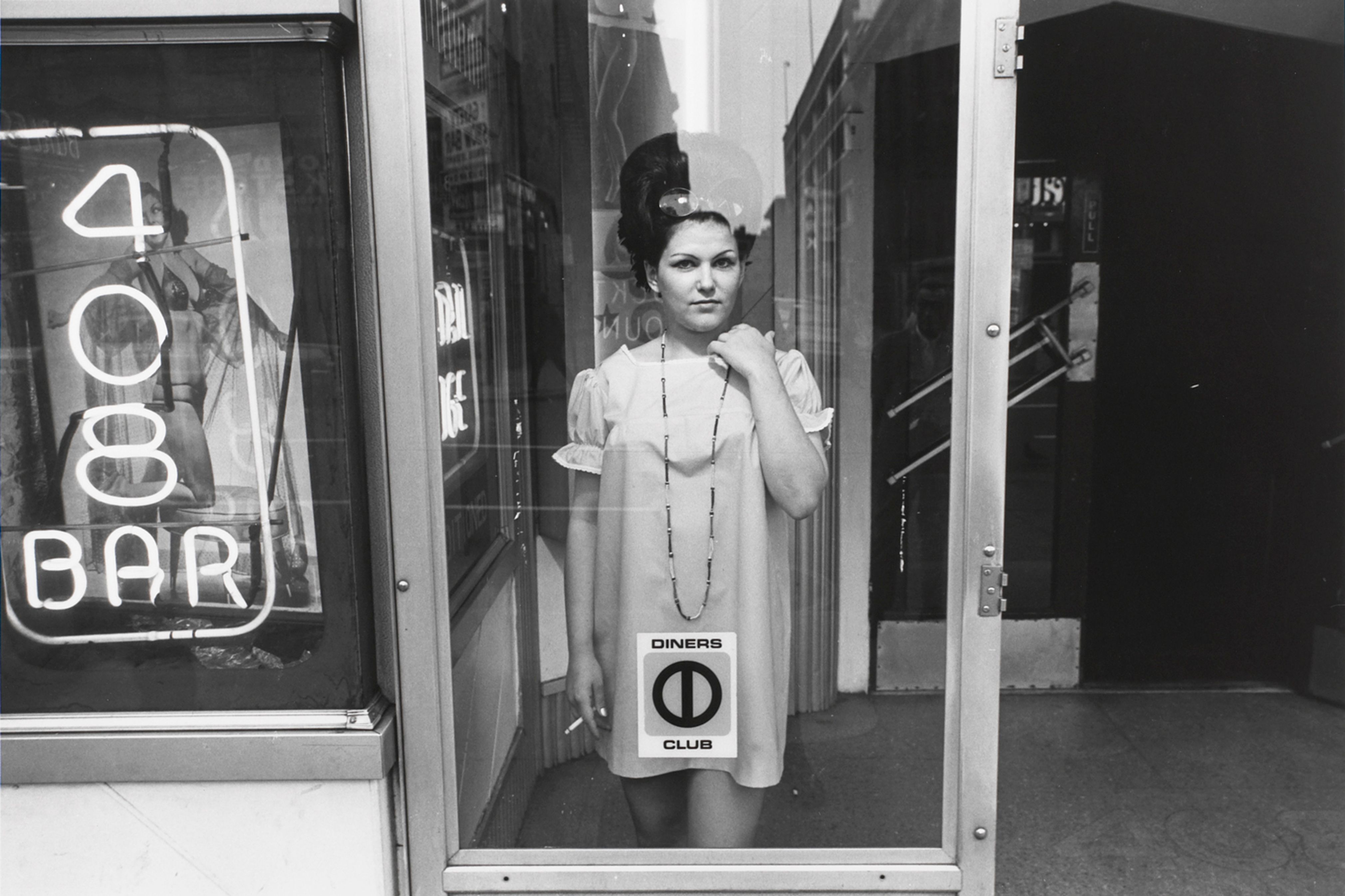 Girl in Window, Baltimore, Maryland, 1968