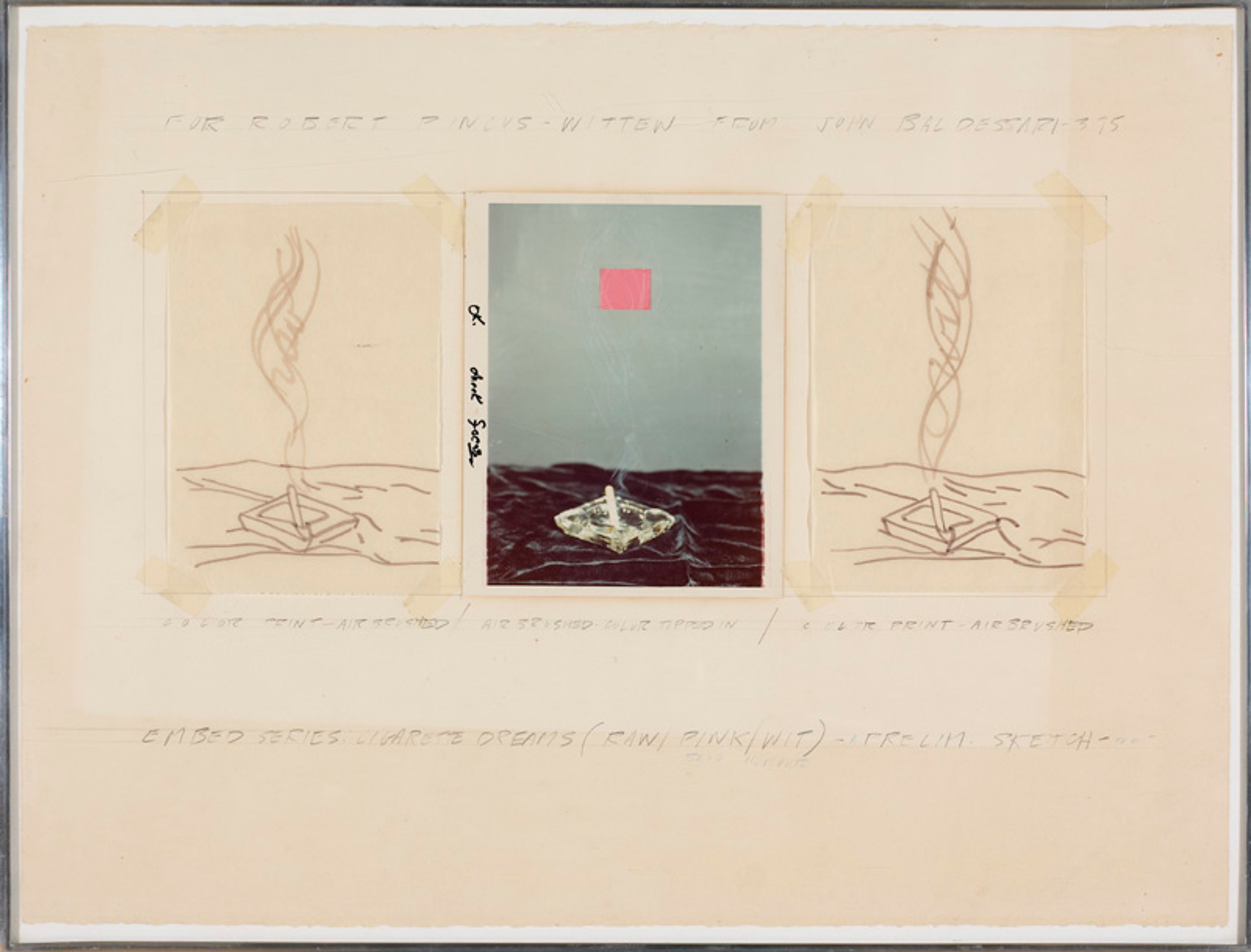 Embed Series: Cigarette Dreams (Raw/Pink/Wit) - A Preliminary Sketch to Wit Blue Humor