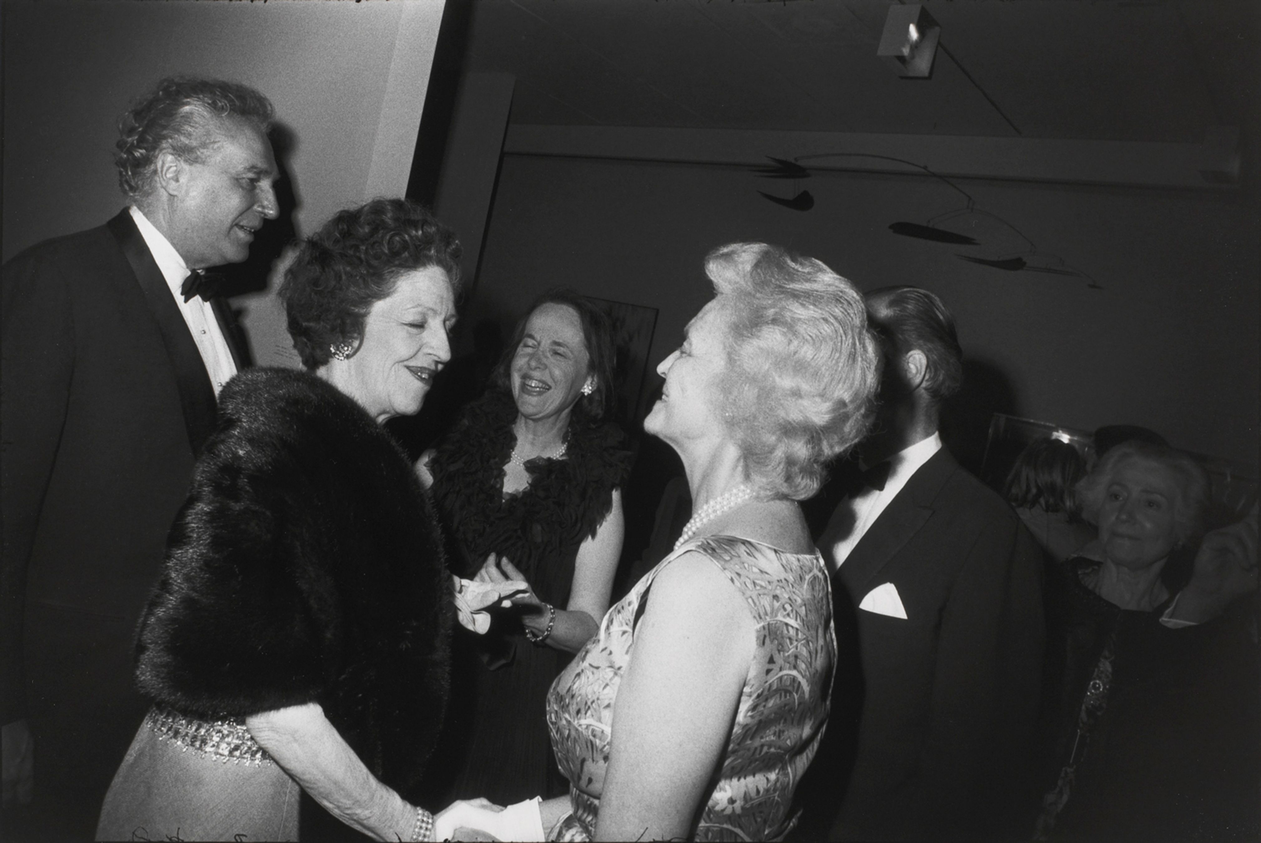 Opening, Alexander Calder Exhibition, The Museum of Modern Art, New York, 1969
