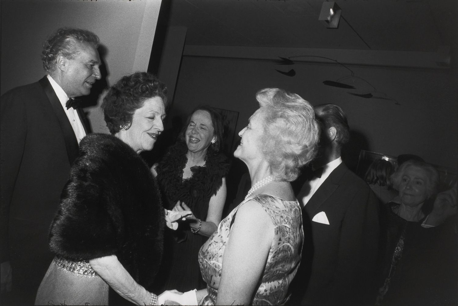 Opening, Alexander Calder Exhibition, The Museum of Modern Art, New York, 1969