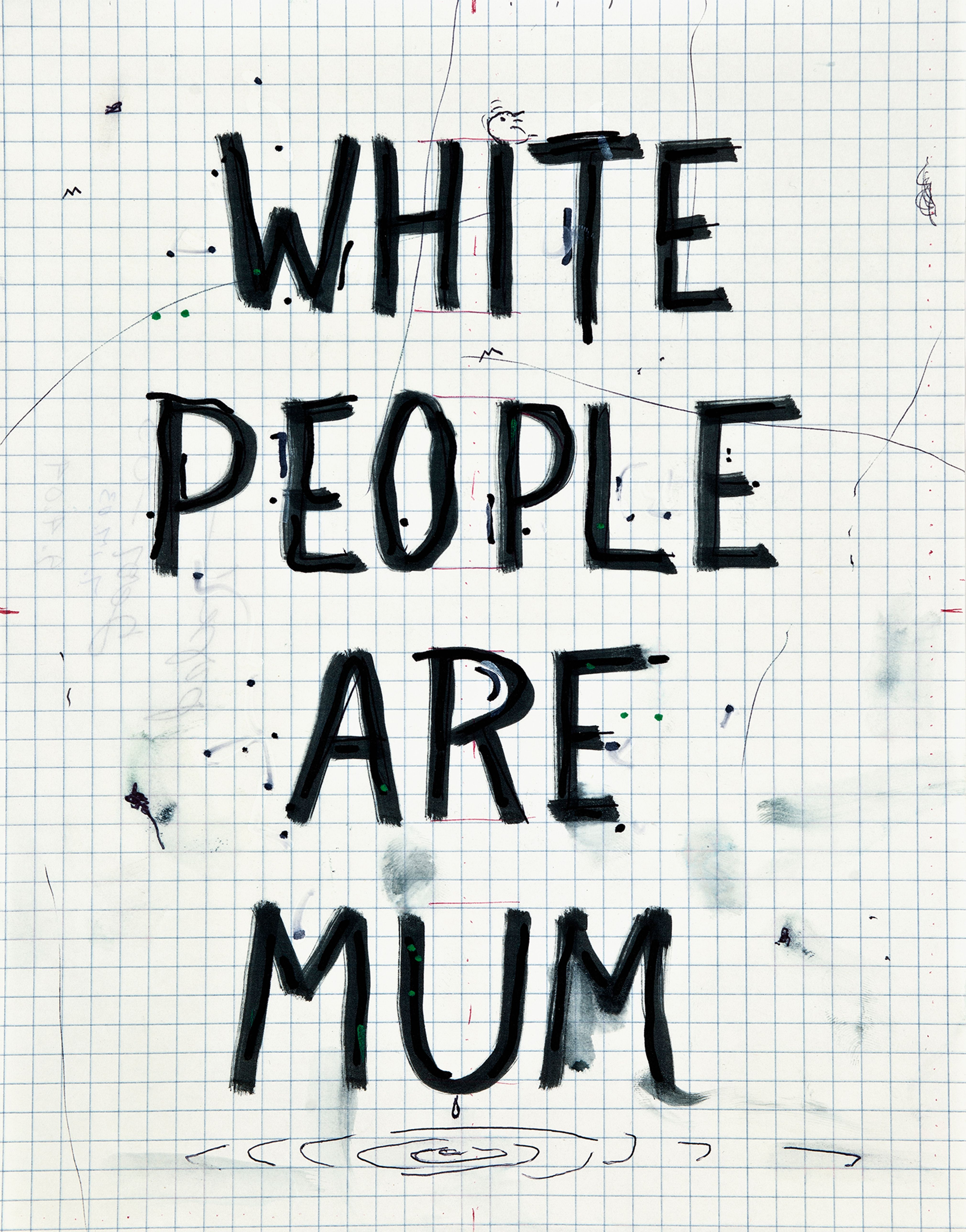 White people are mum