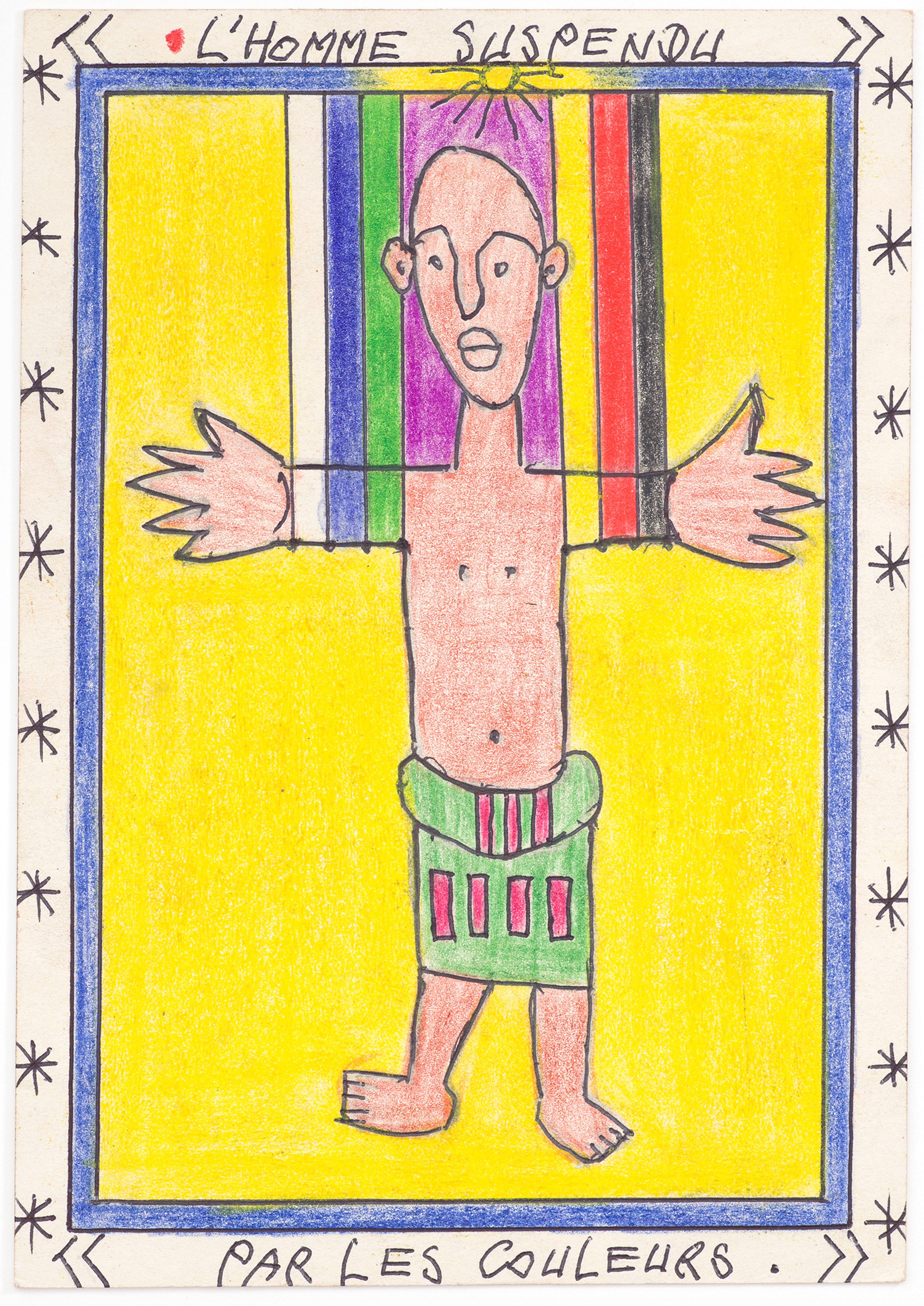 Untitled (L’homme Suspendu- Par Les Couleurs)