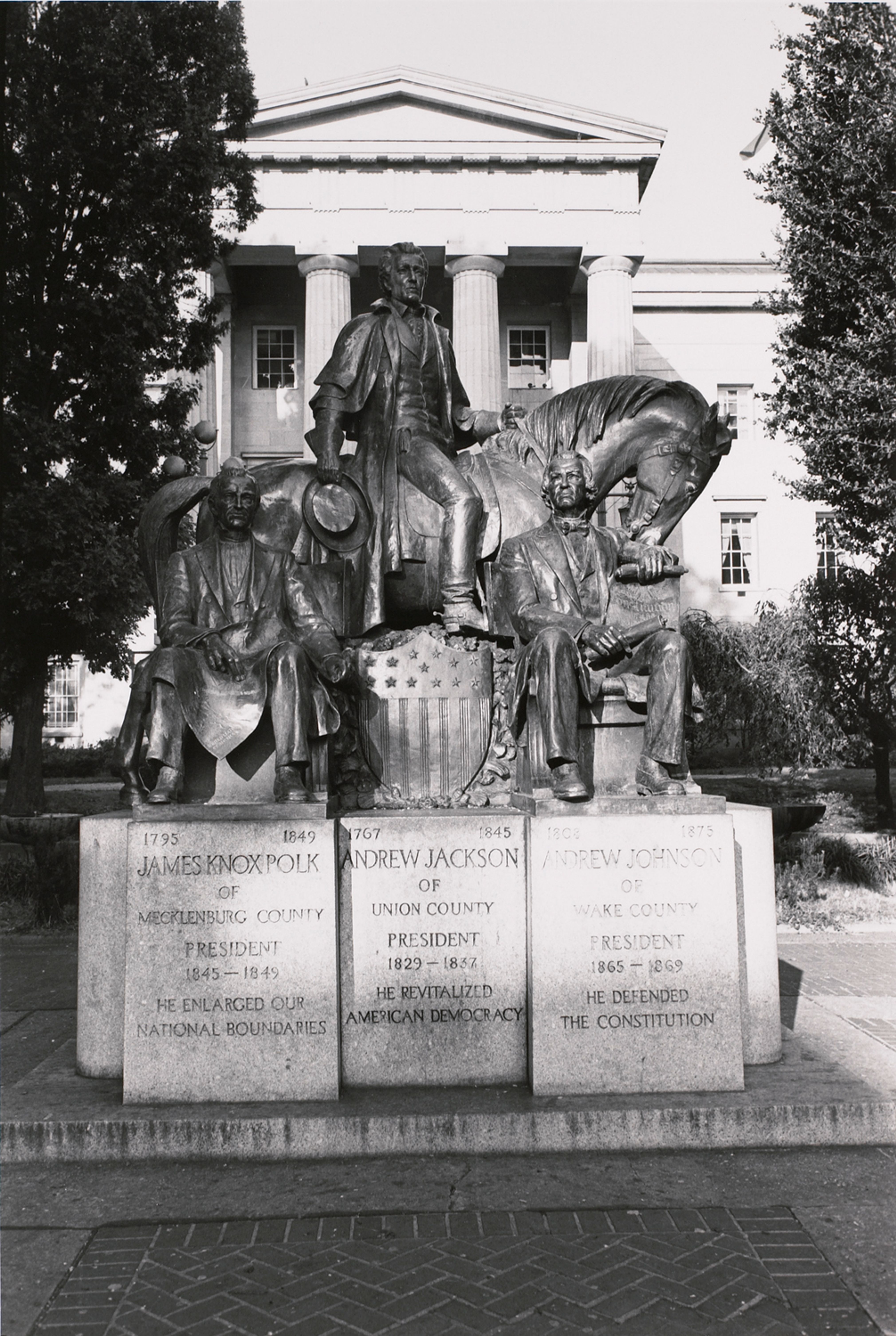 Three Presidents North Carolina Gave the Nation. Raleigh, North Carolina