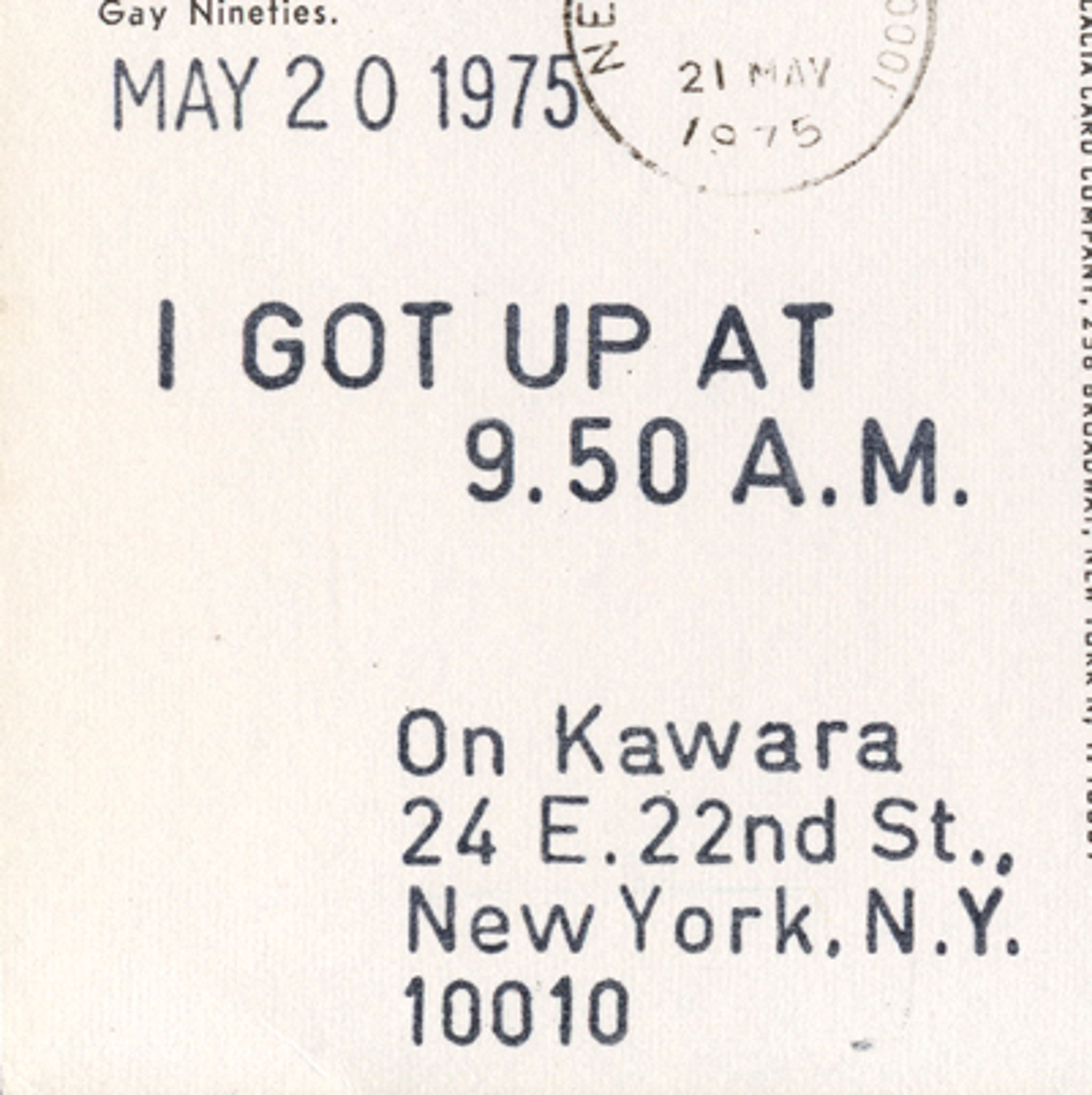 In Session: On Kawara