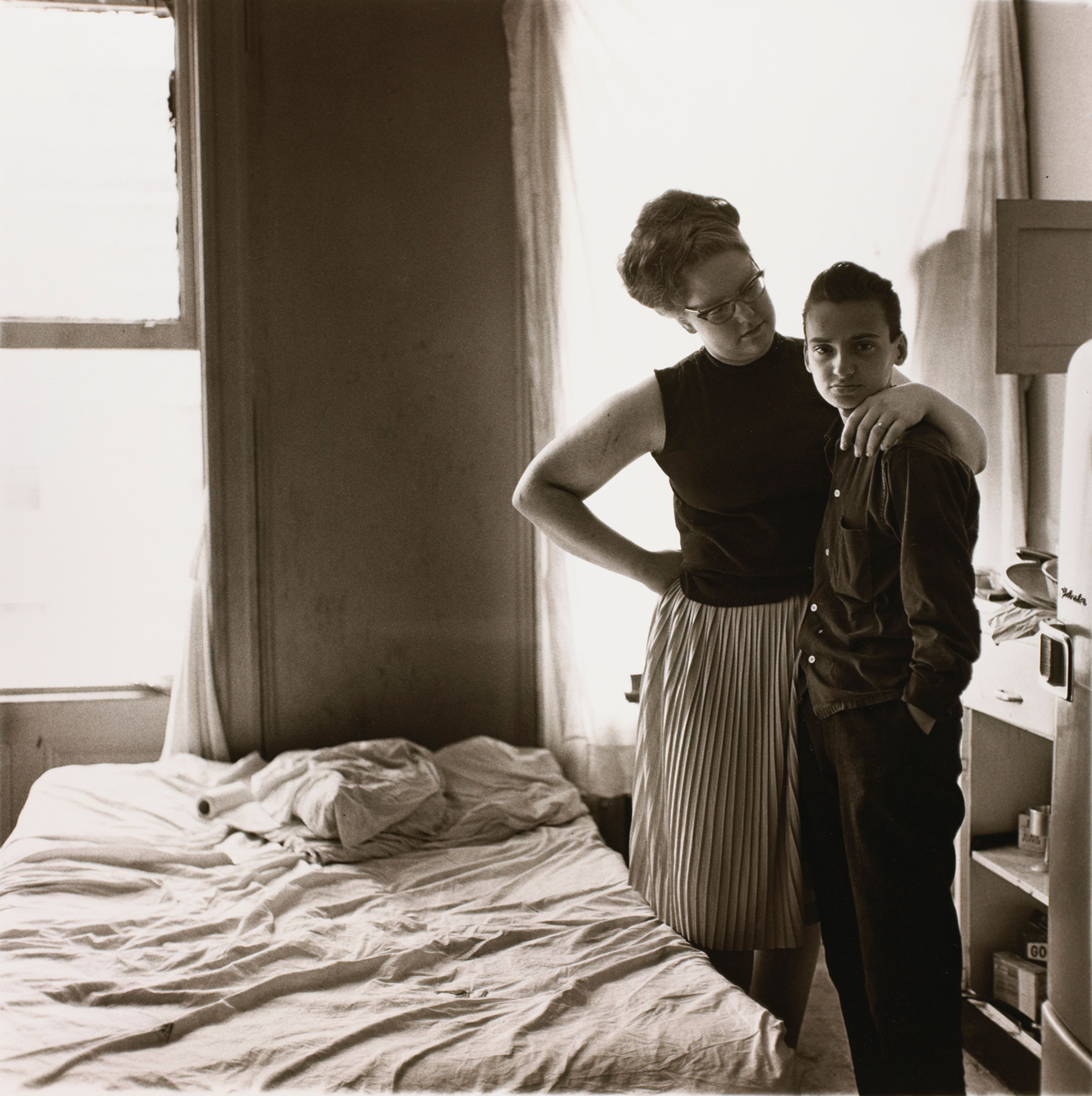 Two friends at home, N.Y.C.