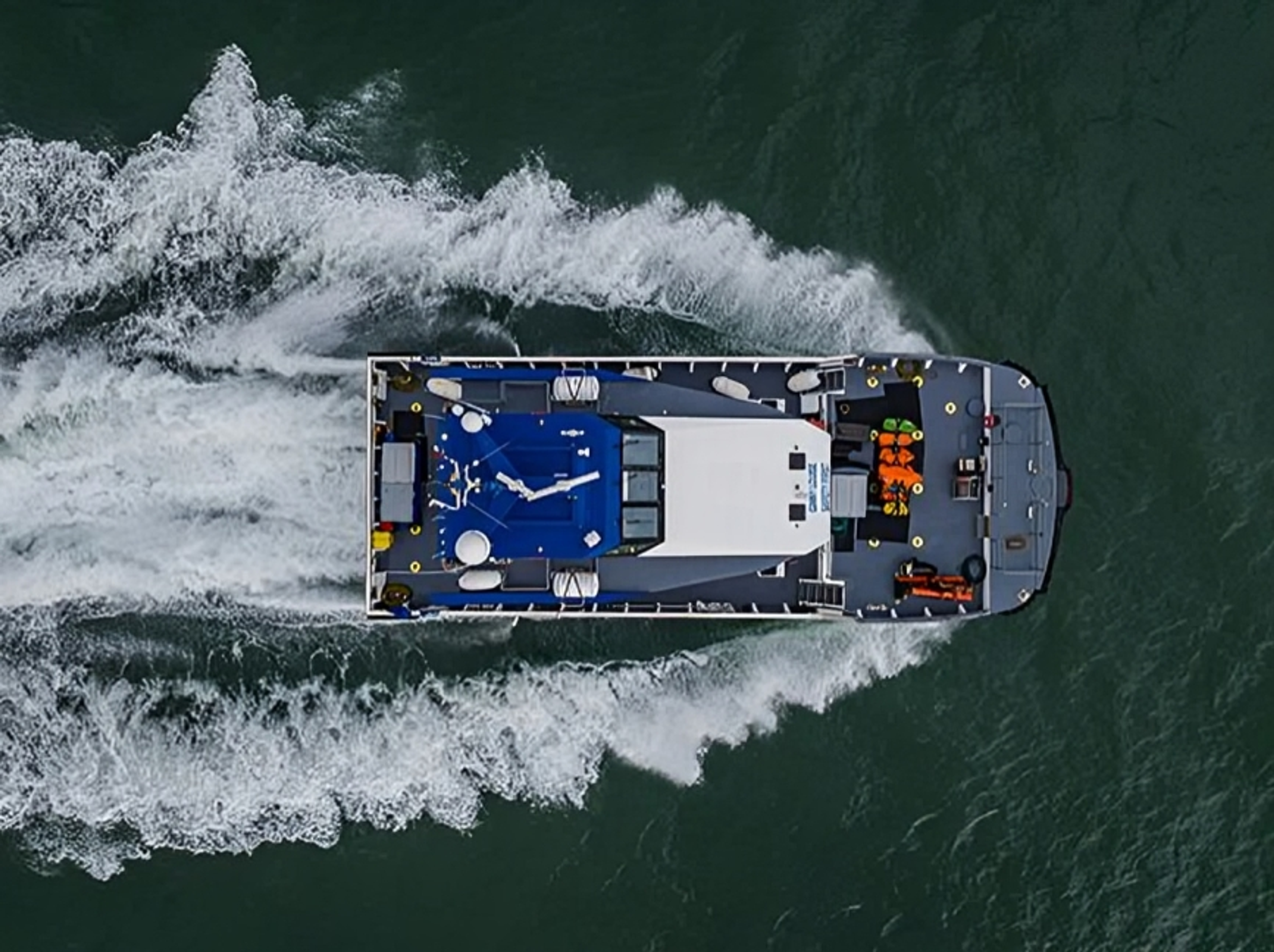 One of 9 Tidal Transit vessels powered by Marfle Fleet Analytics