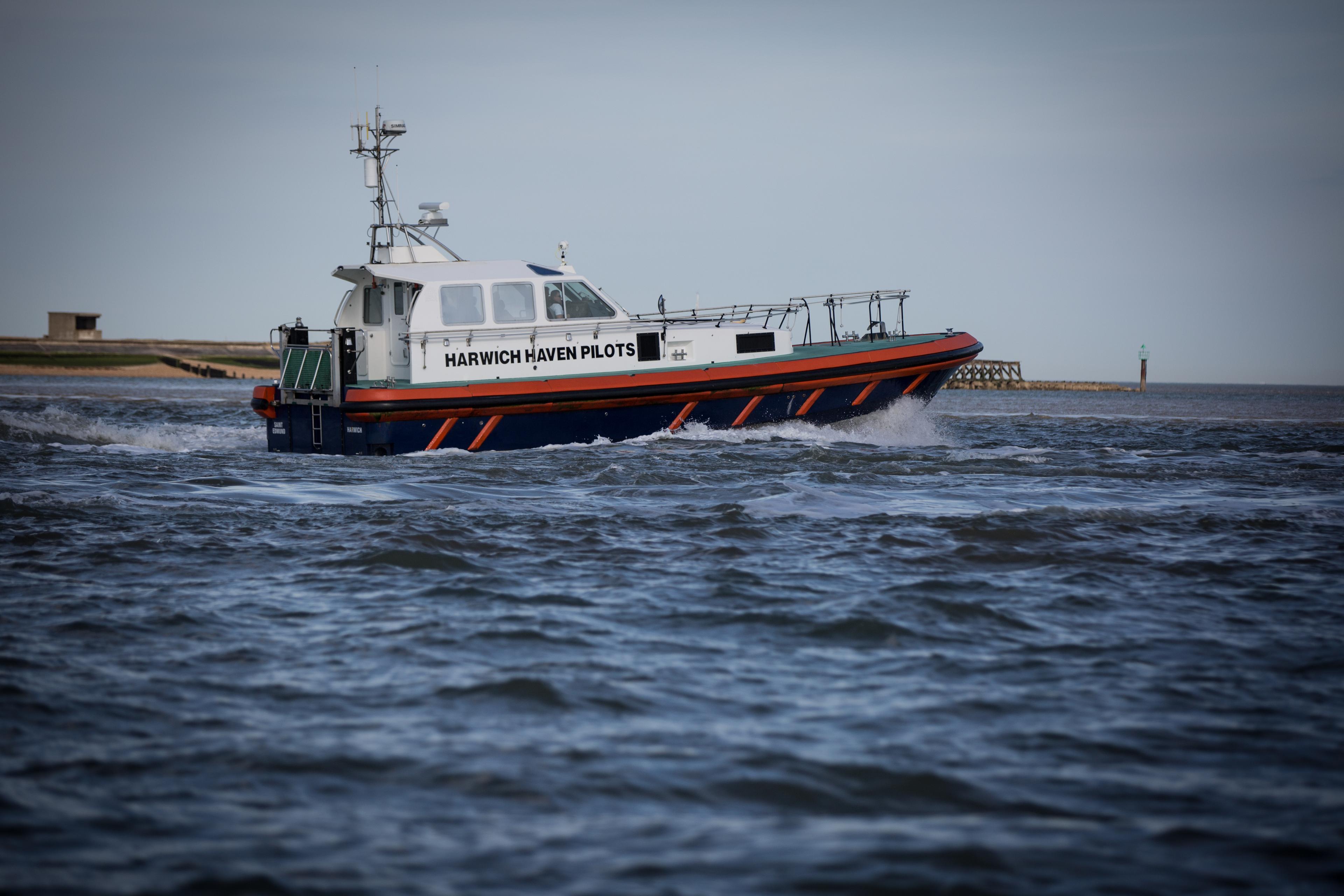 Harwich Haven Pilots vessel equipped with Marfle Analytics