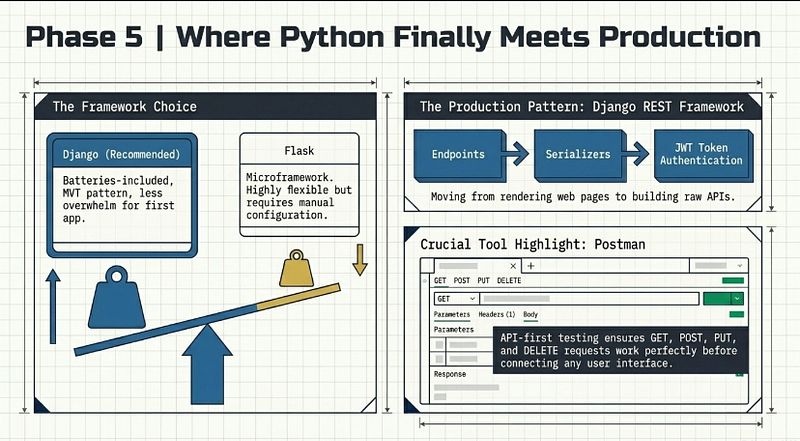 Phase 5 backend development Django REST Framework MVT architecture JWT authentication Postman testing guide for Python beginners