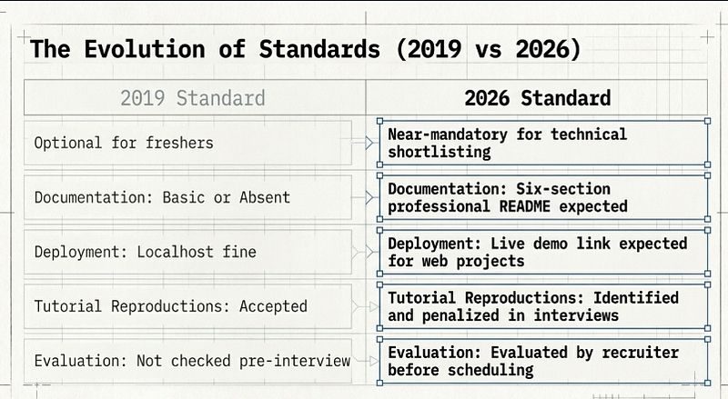  14-day IT portfolio project build plan showing daily actions from problem statement through deployment documentation and interview preparation