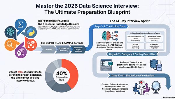 Top 50 Data Science Interview Questions in 2026 What Each Tests and How to Answer Strongly