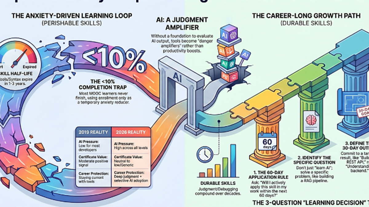 The feeling IT professionals cannot name — scrolling LinkedIn guilt about AI upskilling and the growing sense of falling behind