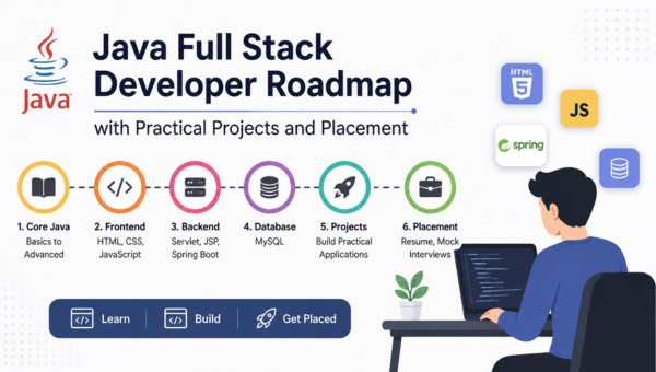 Java Full Stack Developer Roadmap with Practical Projects and Placement