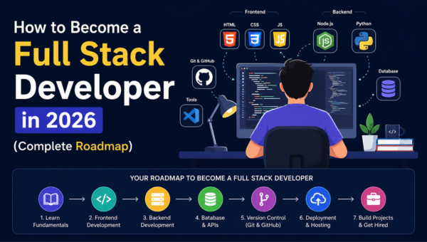 How to Become a Full Stack Developer in 2026 (Complete Roadmap)