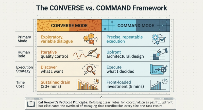 3 Levels of AI Use framework showing progression from Level 1 chat through Level 2 structured prompt templates to Level 3 API integration and Agentic workflows