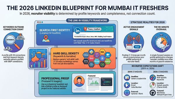 LinkedIn Profile Tips for IT Freshers Looking for Jobs in Mumbai in 2026