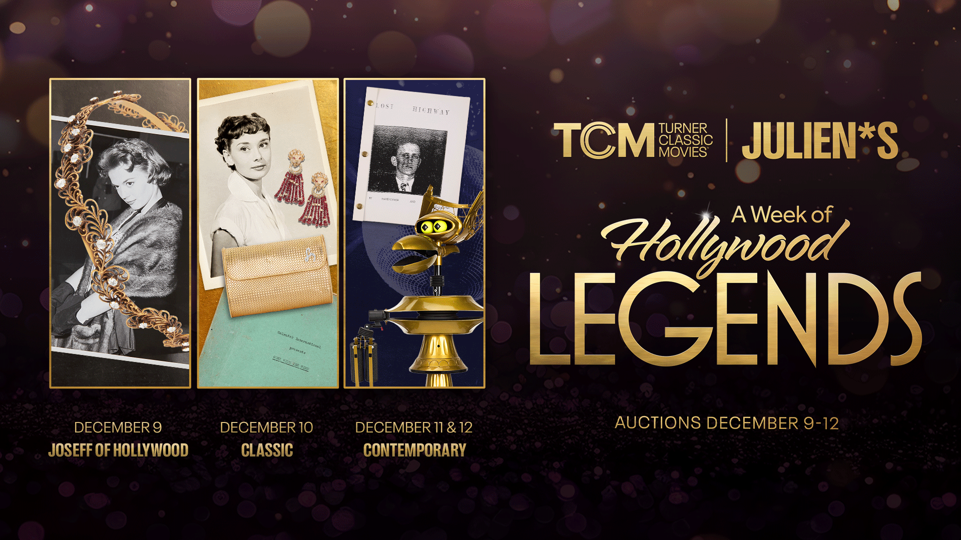 Julien's AUCTIONS 【LEGENDS】です Julien's & TCM Present: A Week of Hollywood Legends Auctions