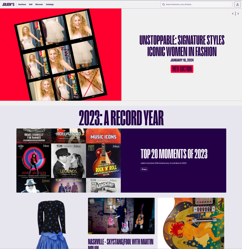 How to Browse Julien's Auctions